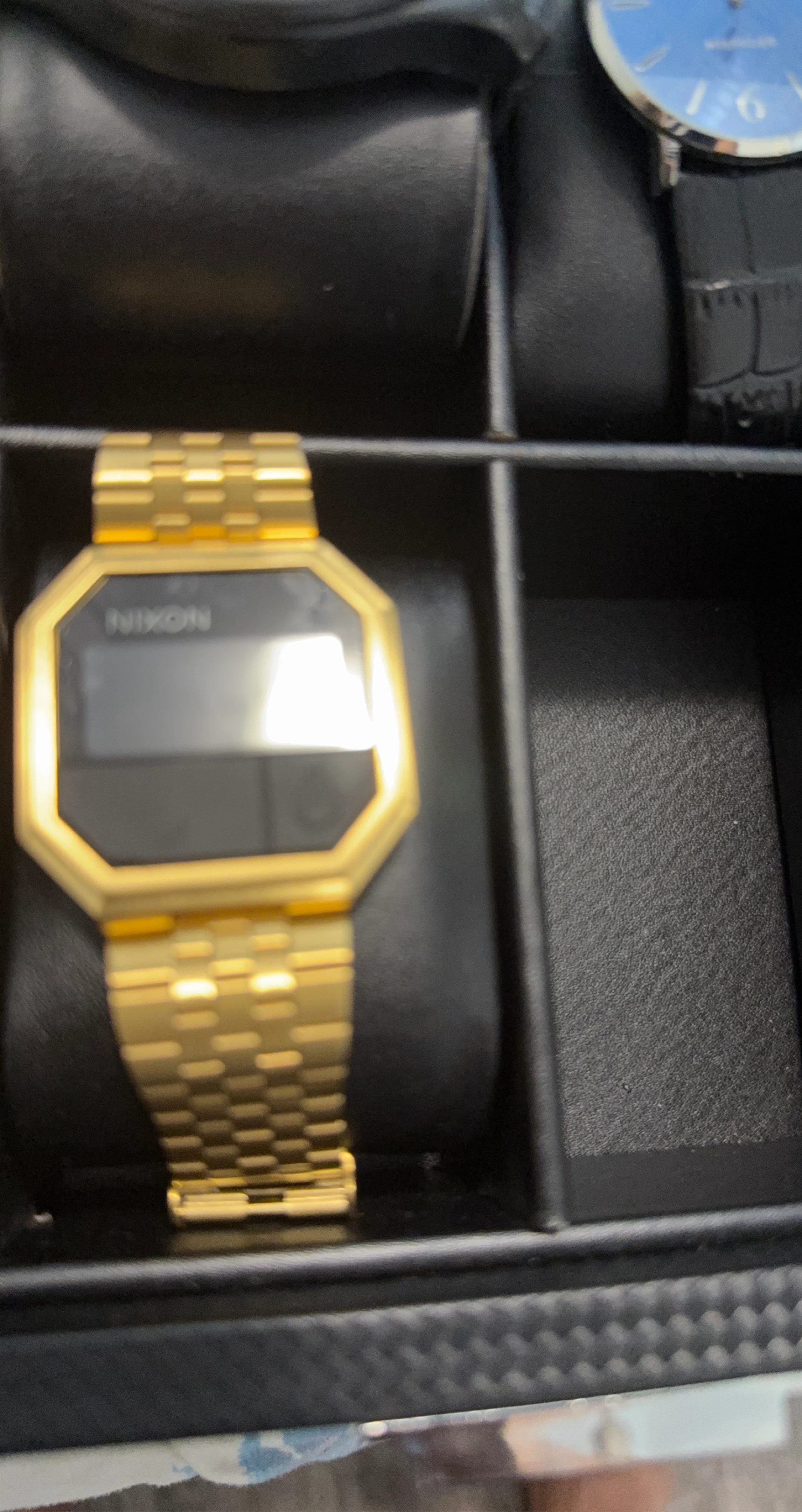 Nixon Digital Watch Gold Tone