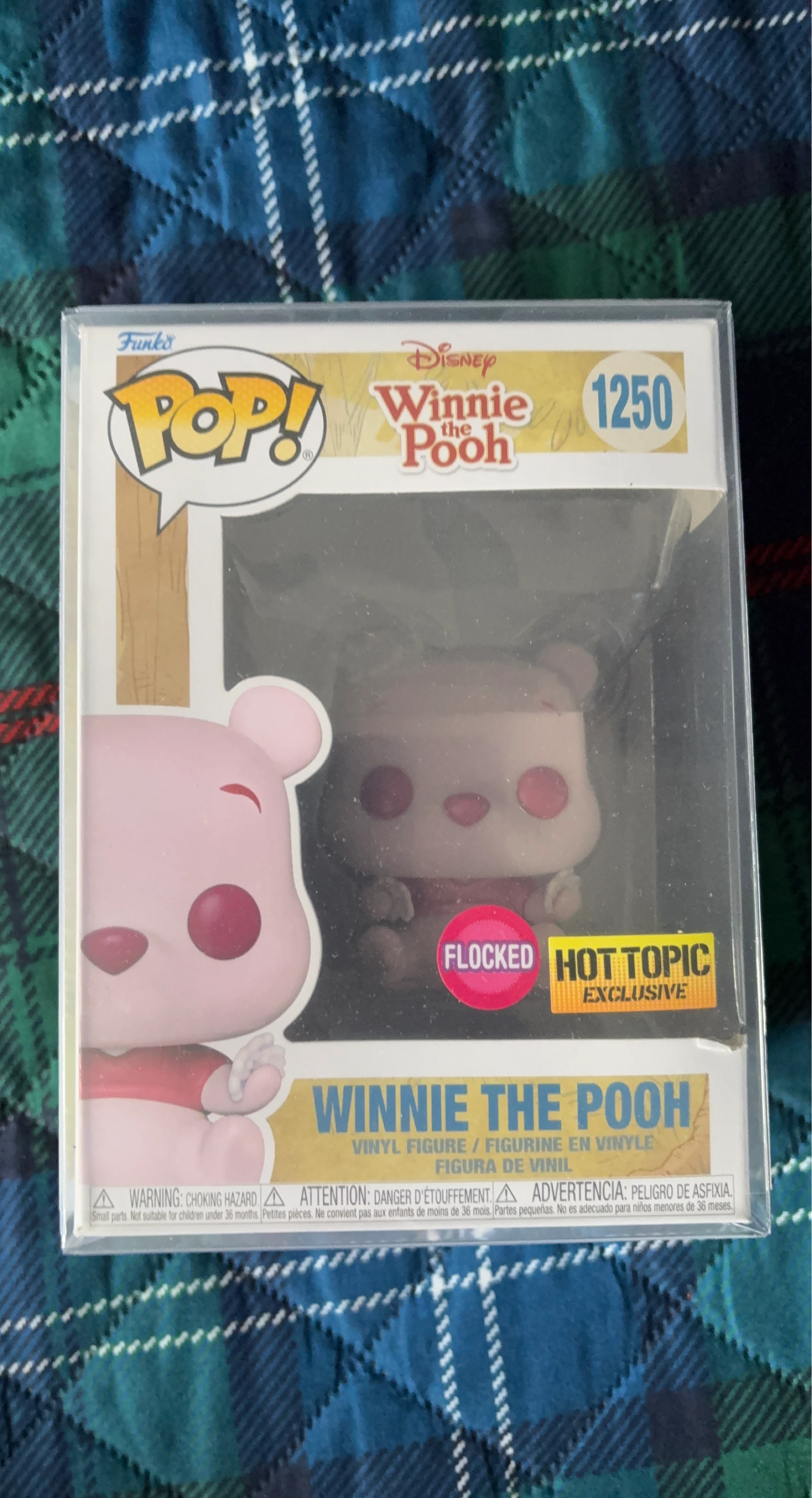 Funko Pop! Disney Winnie the Pooh #1250 Flocked Hot Topic