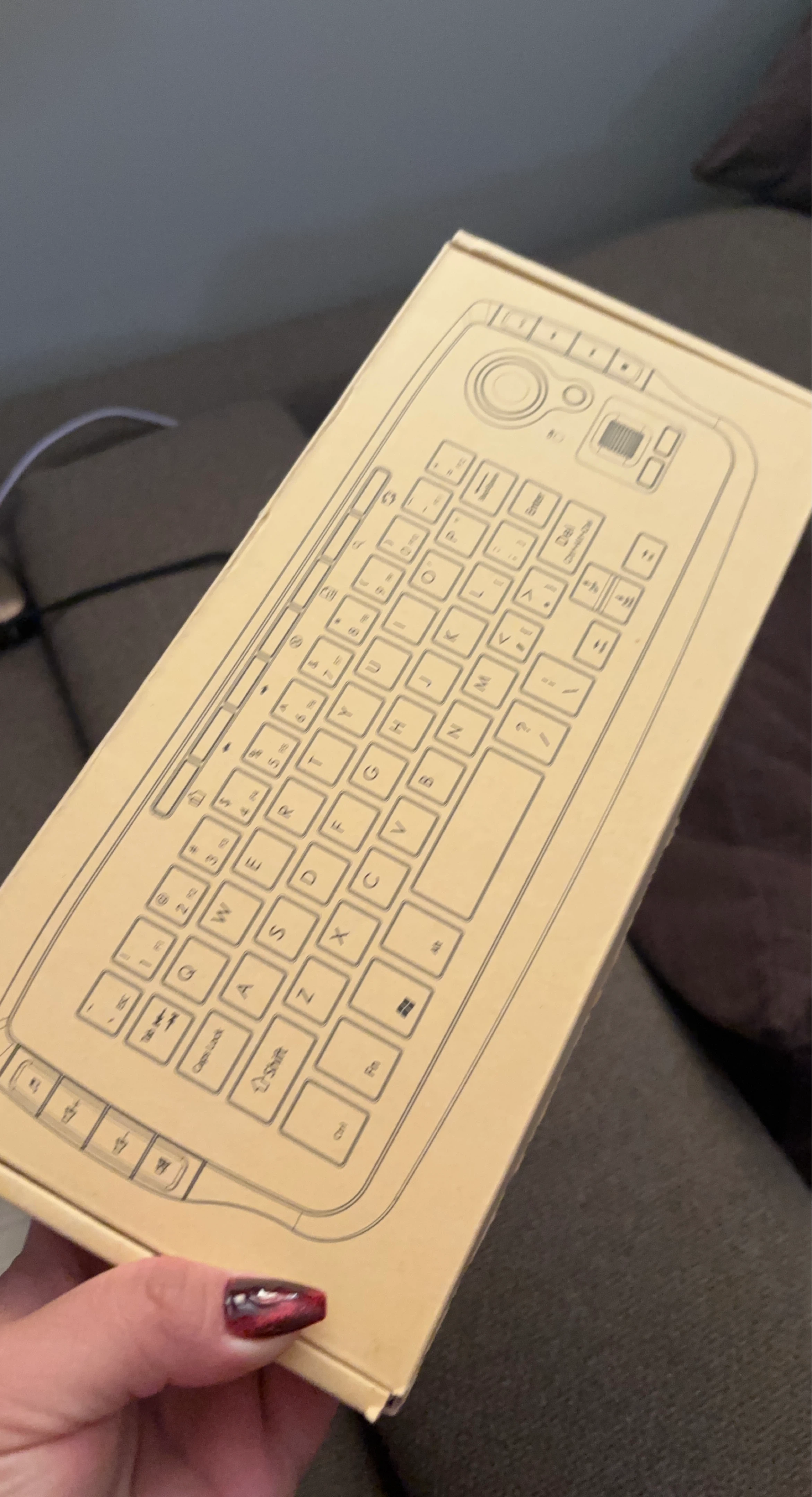 2.4G Wireless Trackball Keyboard