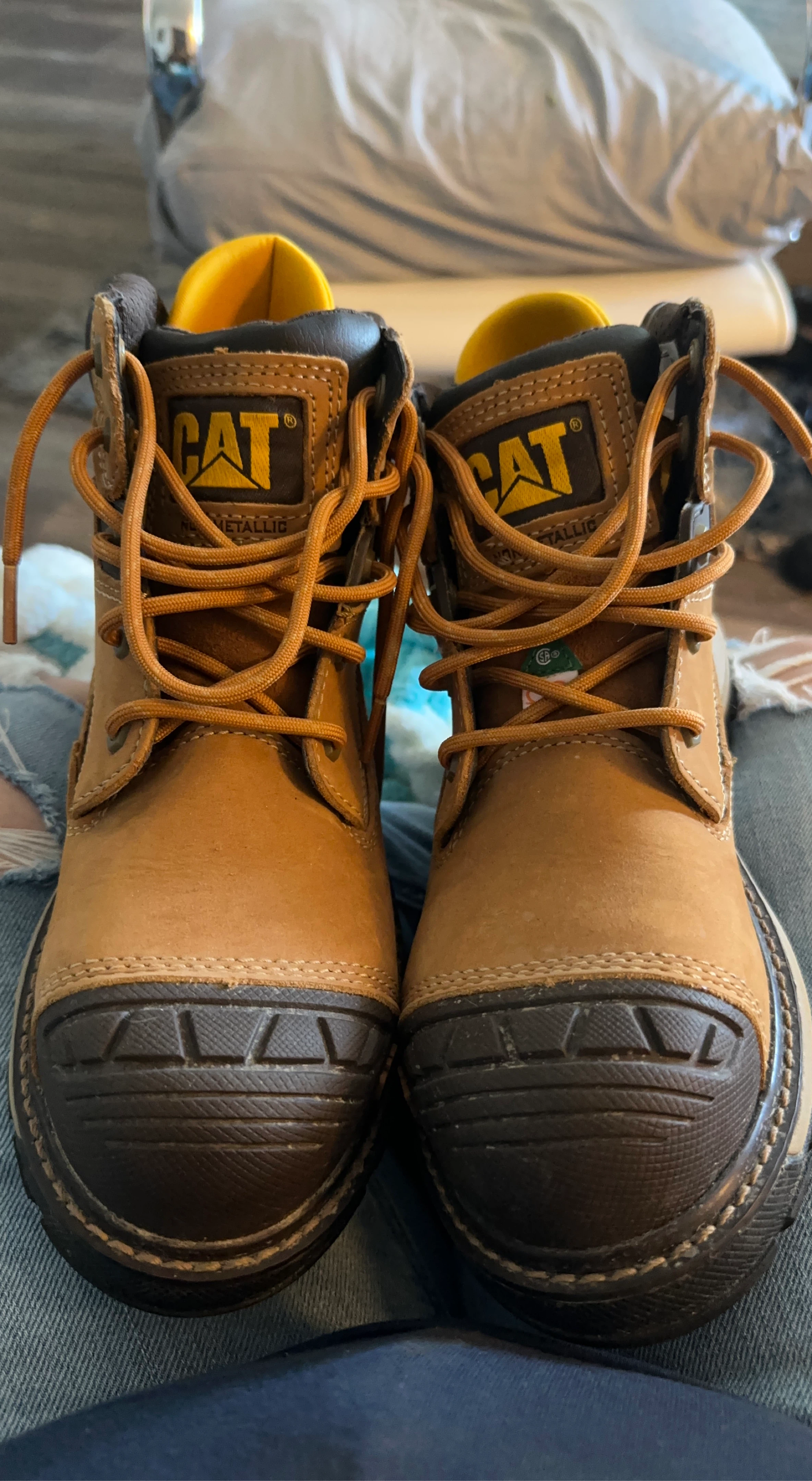 Women CAT "boots Non-Metallic" Work Boots