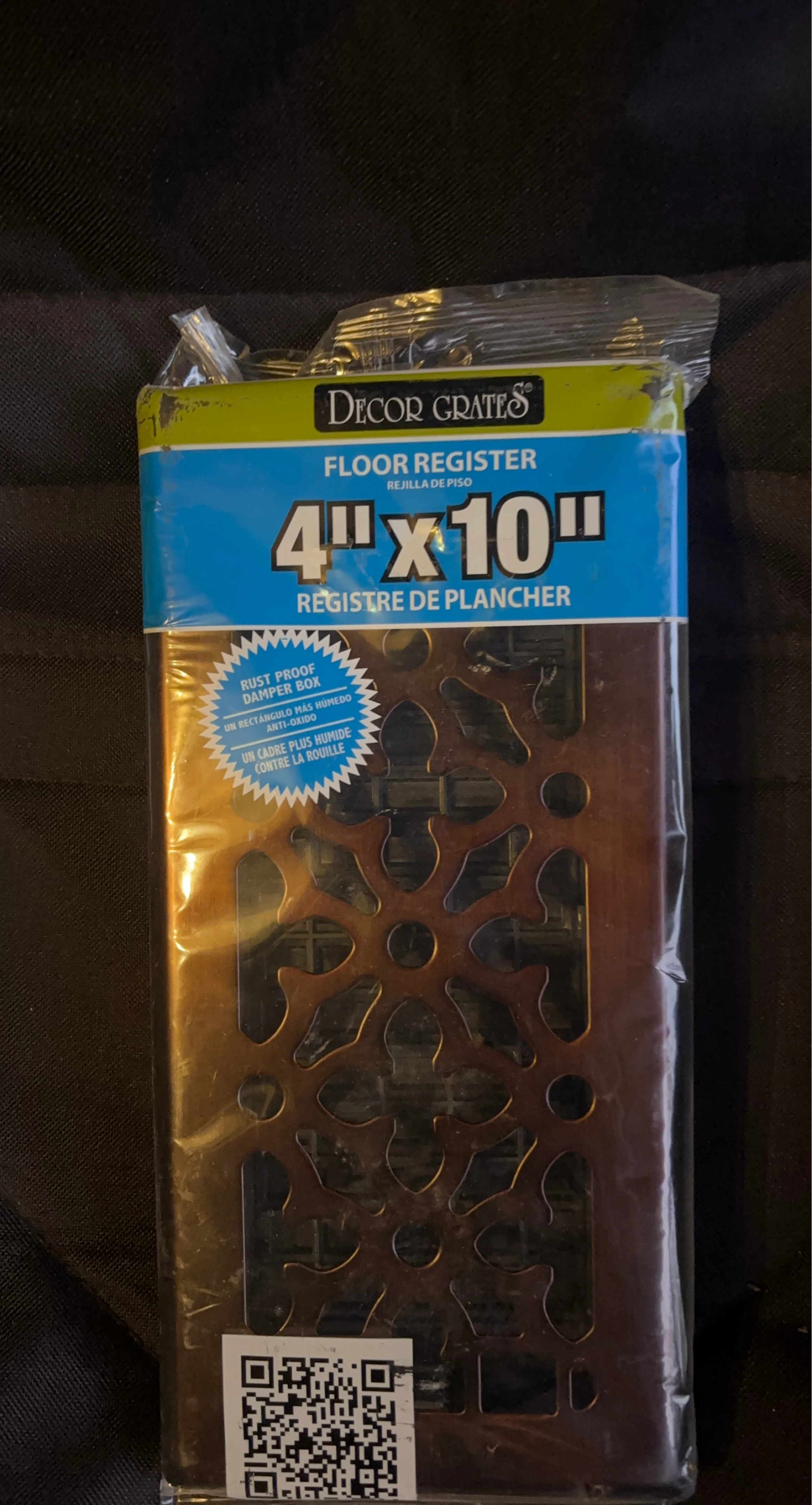 Decor Grates 4" x 10" Floor Register