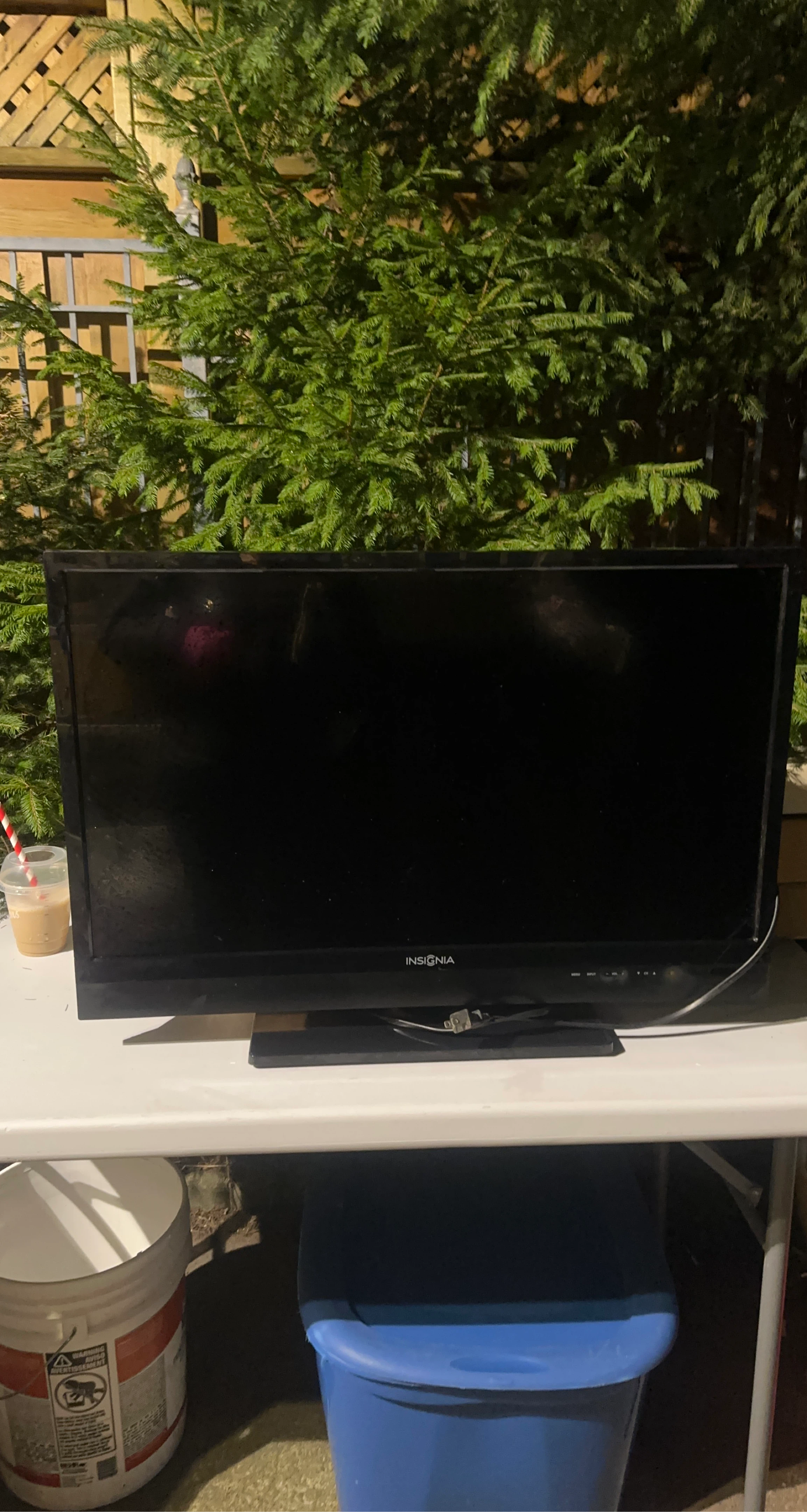 Insignia Black Flat Screen TV