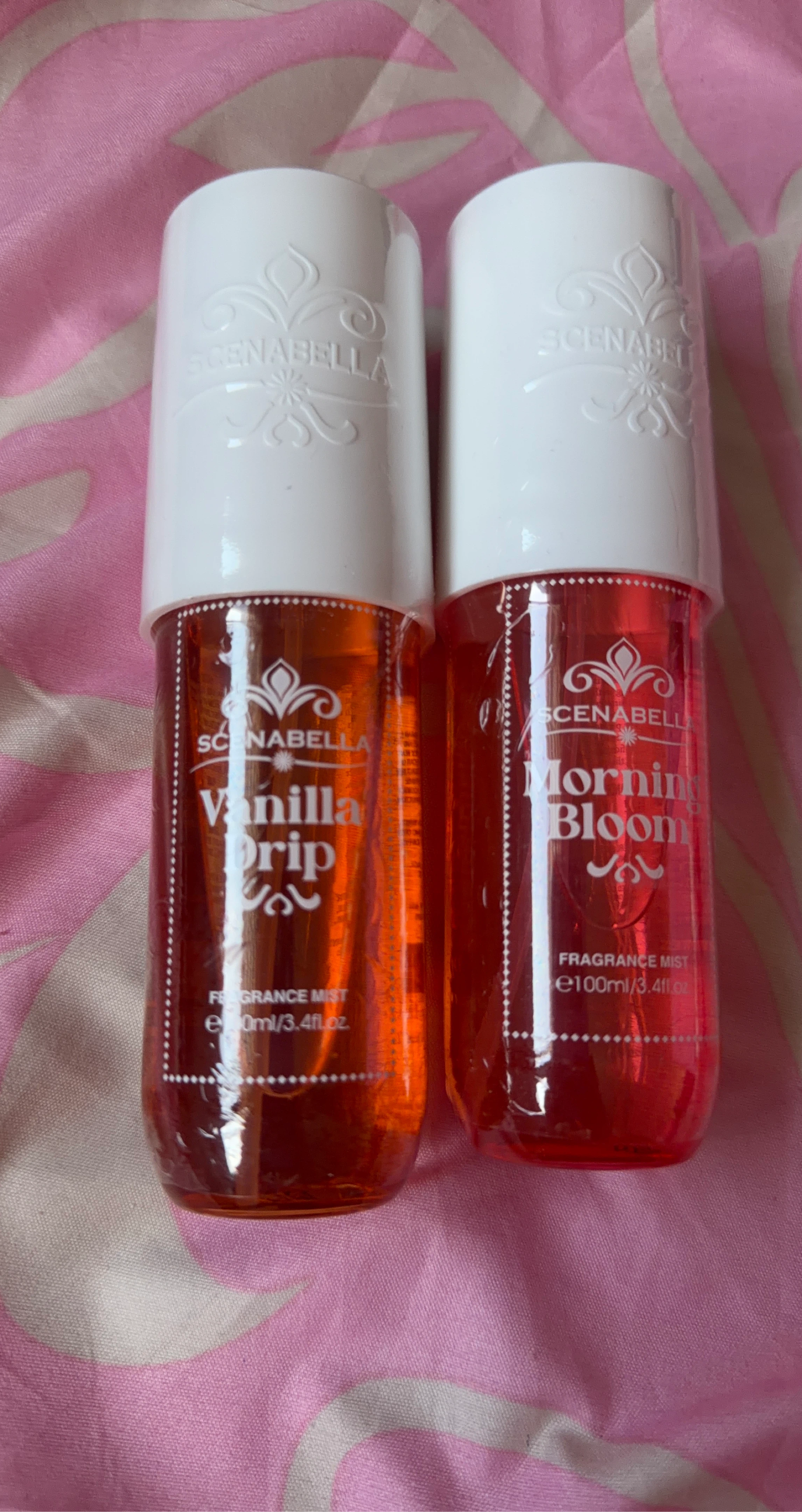 SCENABELLA Vanilla Drip & Morning Bloom Fragrance Mist Set