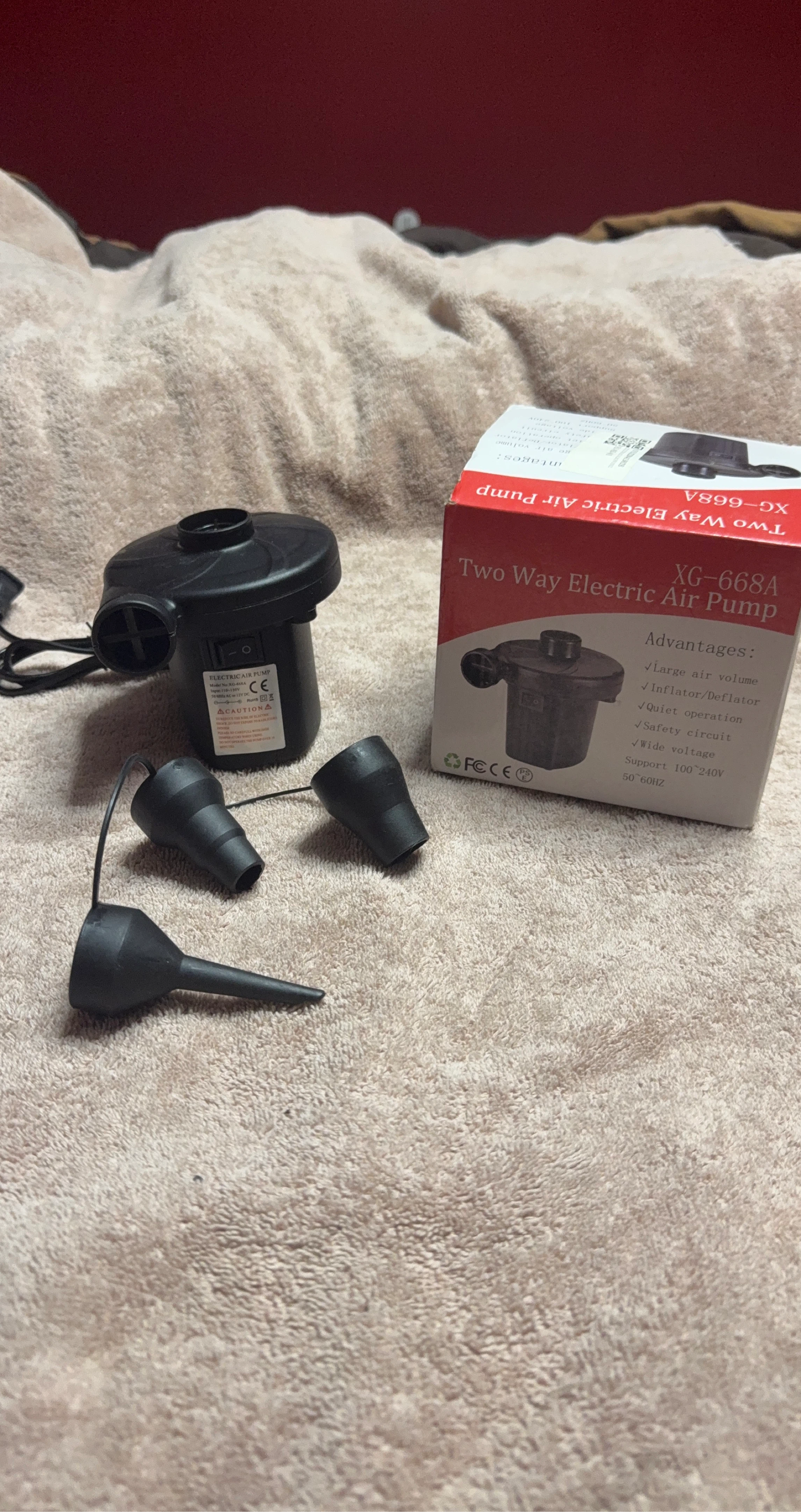 XG-668A Two Way Electric Air Pump