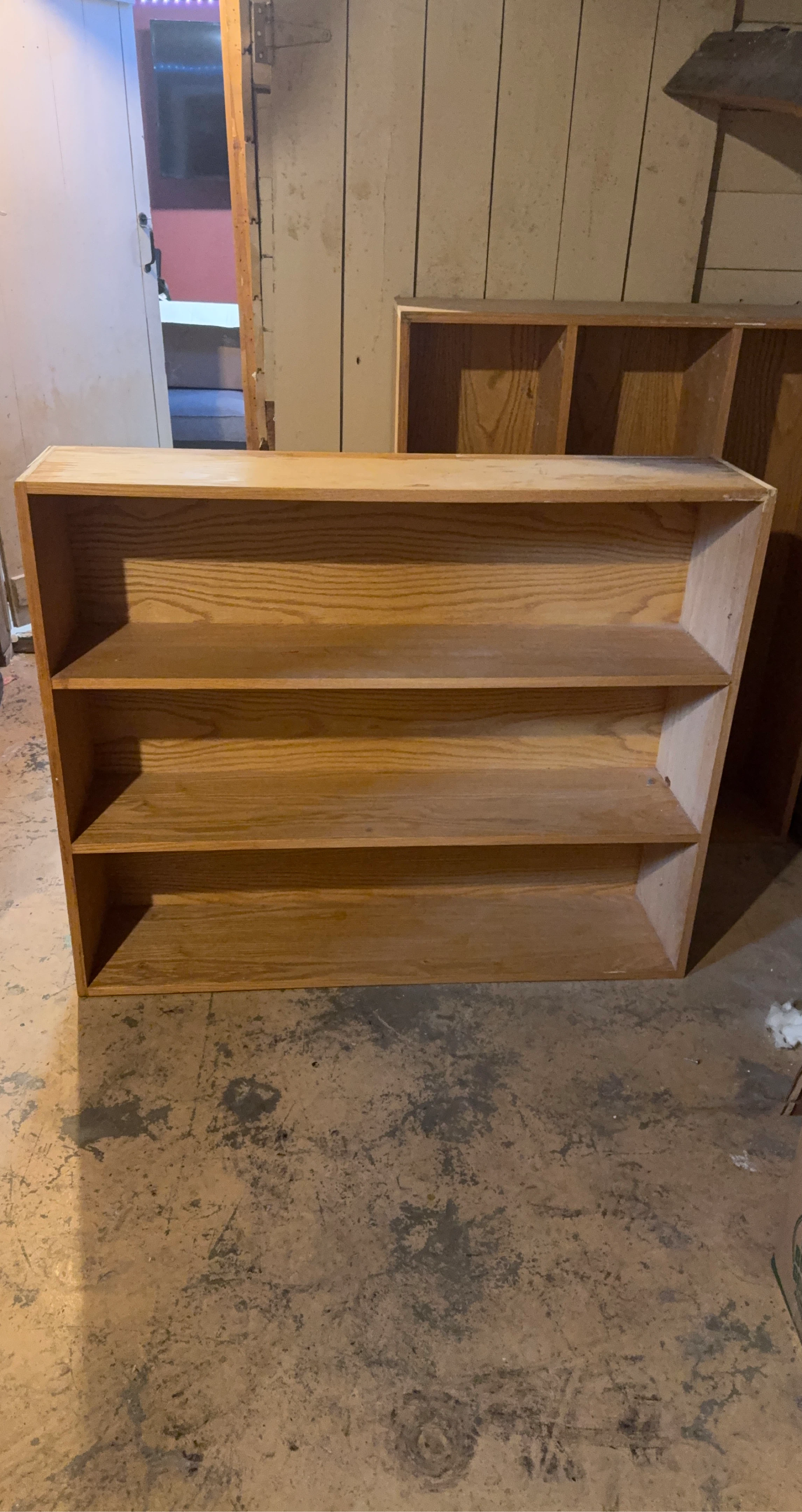 2 Wooden Bookshelf