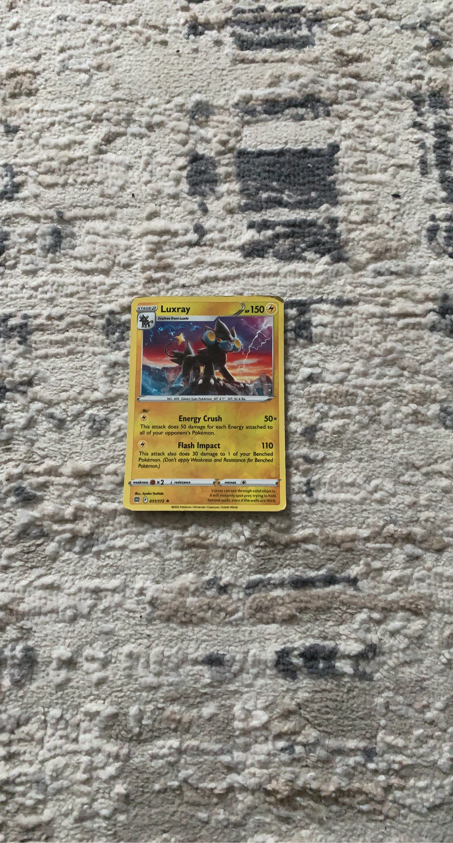 Pokemon TCG Card - Luxray (Stage 2)