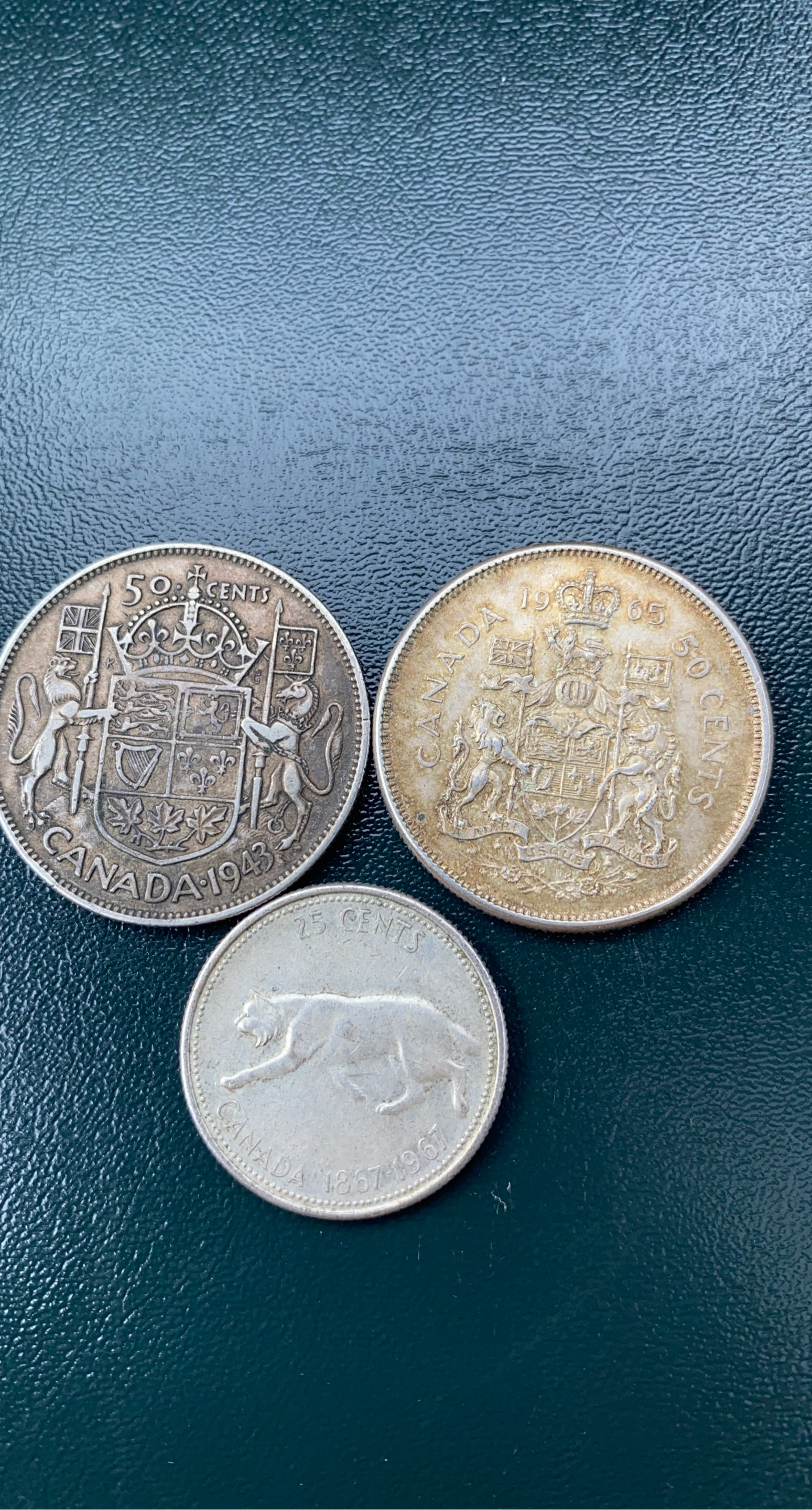 Collection of Canadian silver Coins