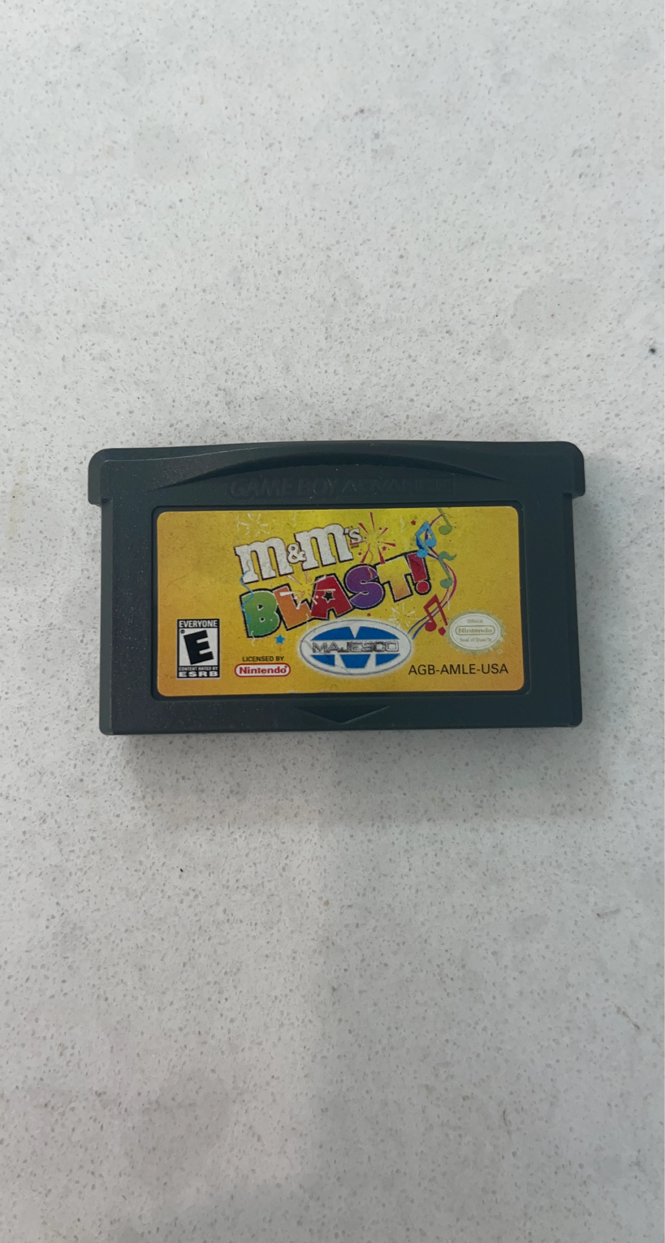 M&M's Blast! Game Boy Advance Video Game Cartridge