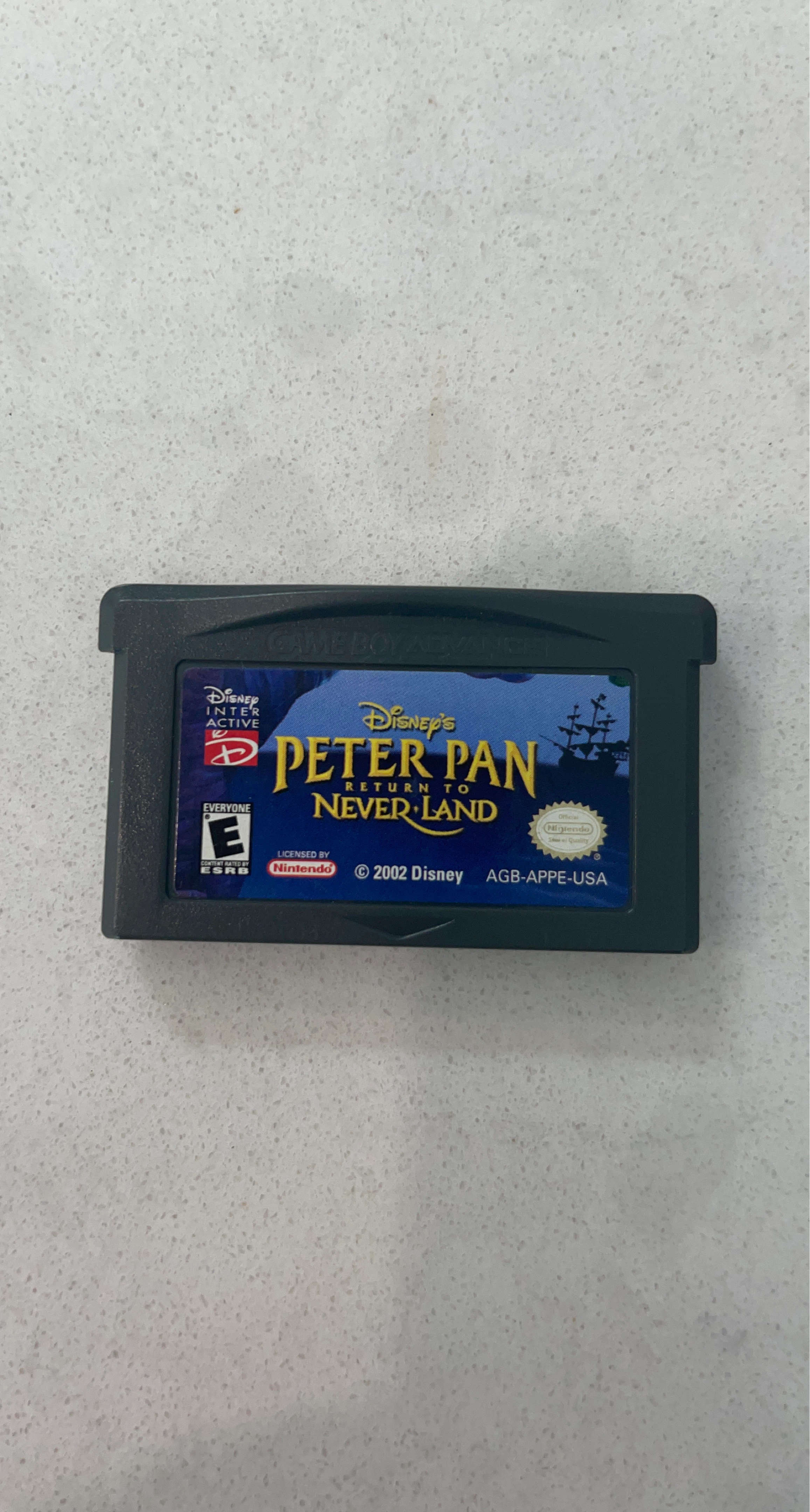 Disney's Peter Pan: Return to Never Land Game Boy Advance Game
