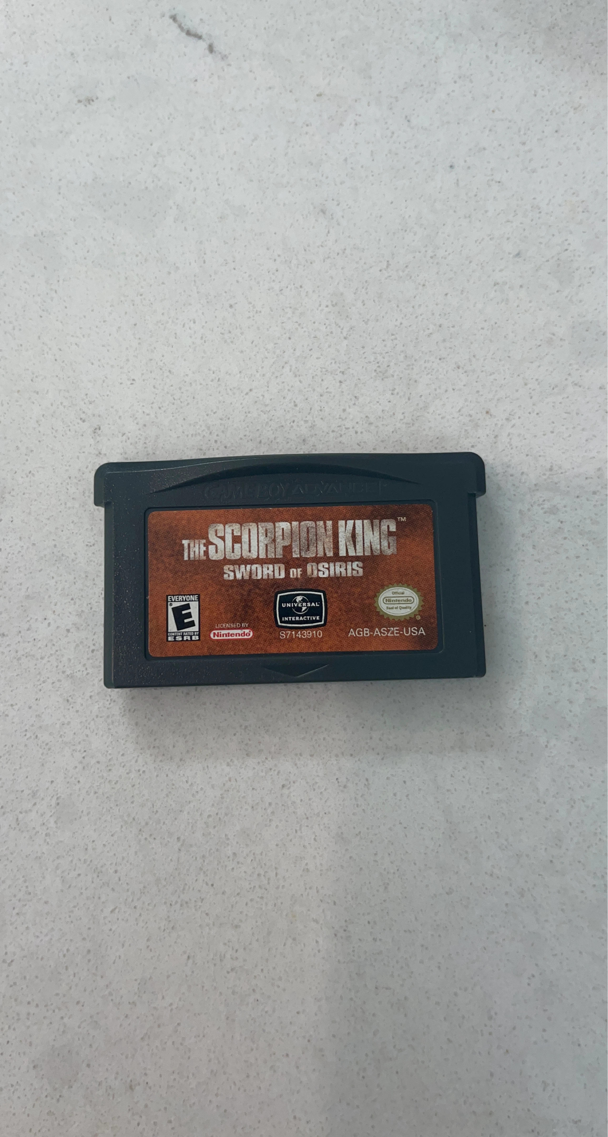 The Scorpion King: Sword of Osiris Game Boy Advance
