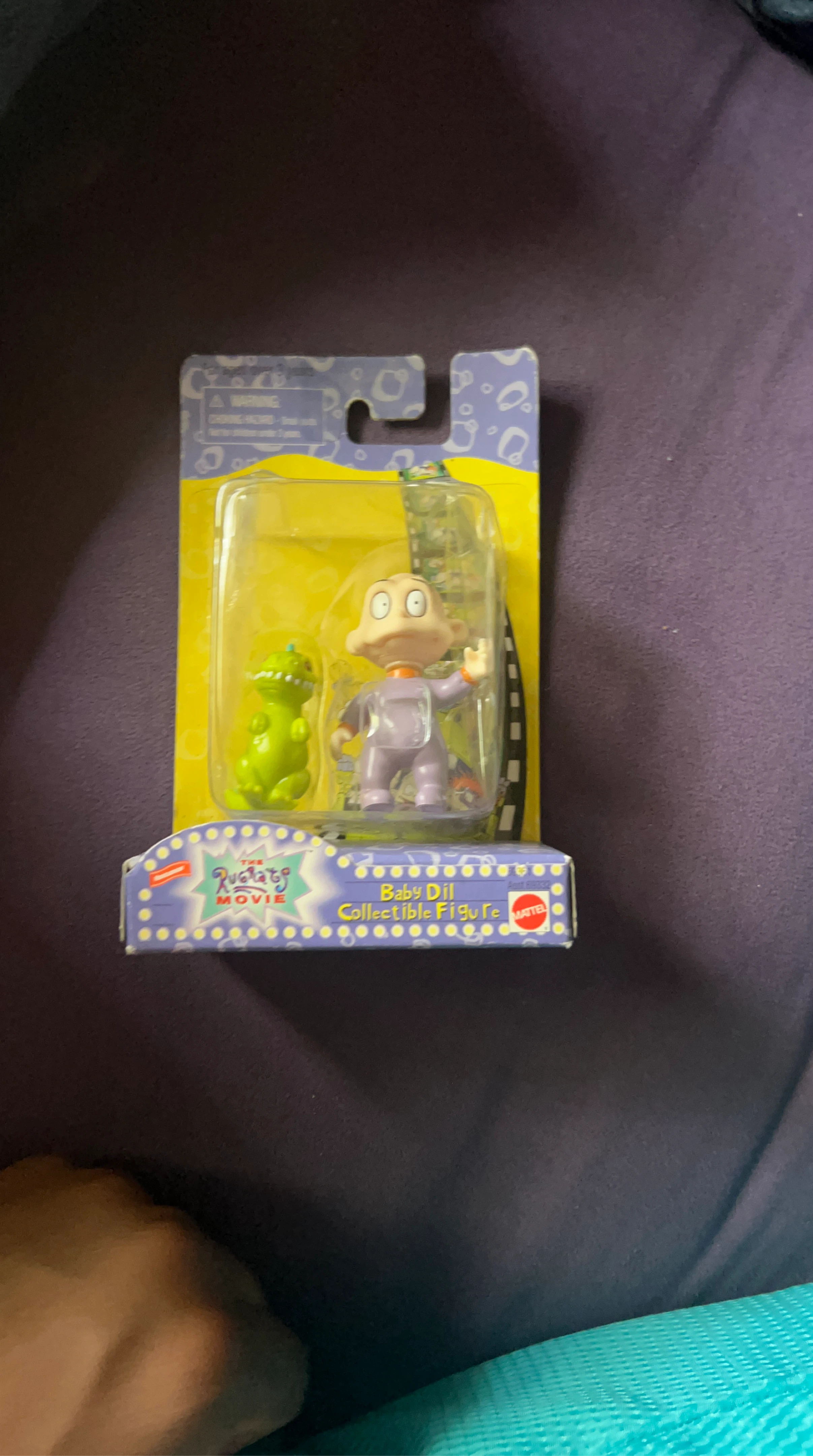 Rugrats Movie Baby Dil Collectible Figure with Reptar