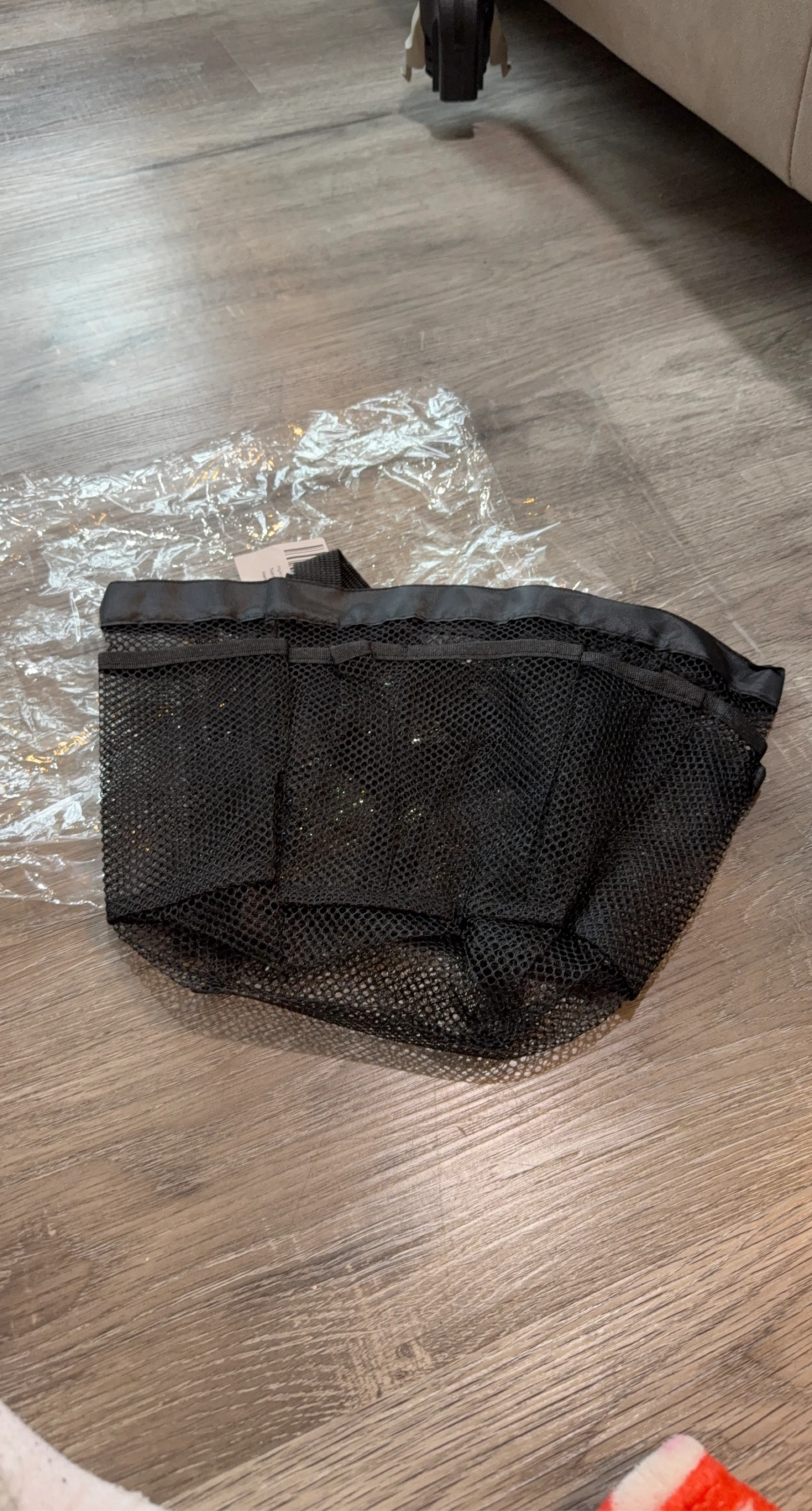Black Mesh Organizer Bag