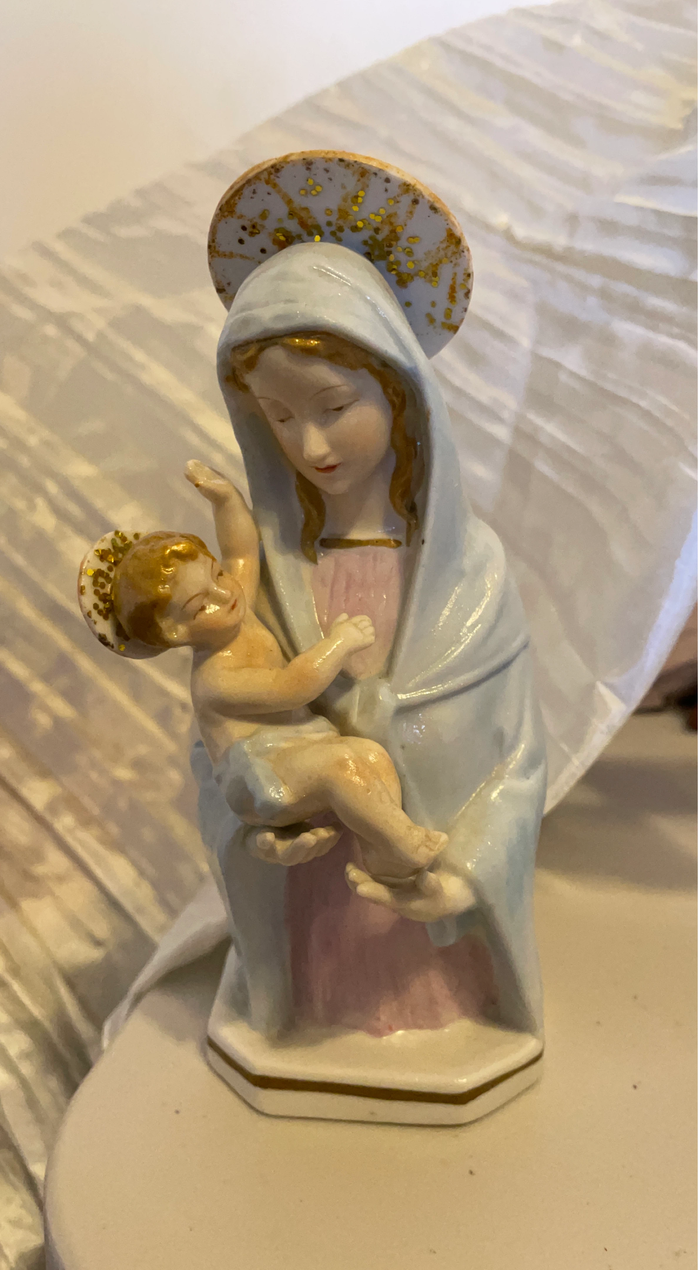 Ceramic Figurine of Madonna and Child