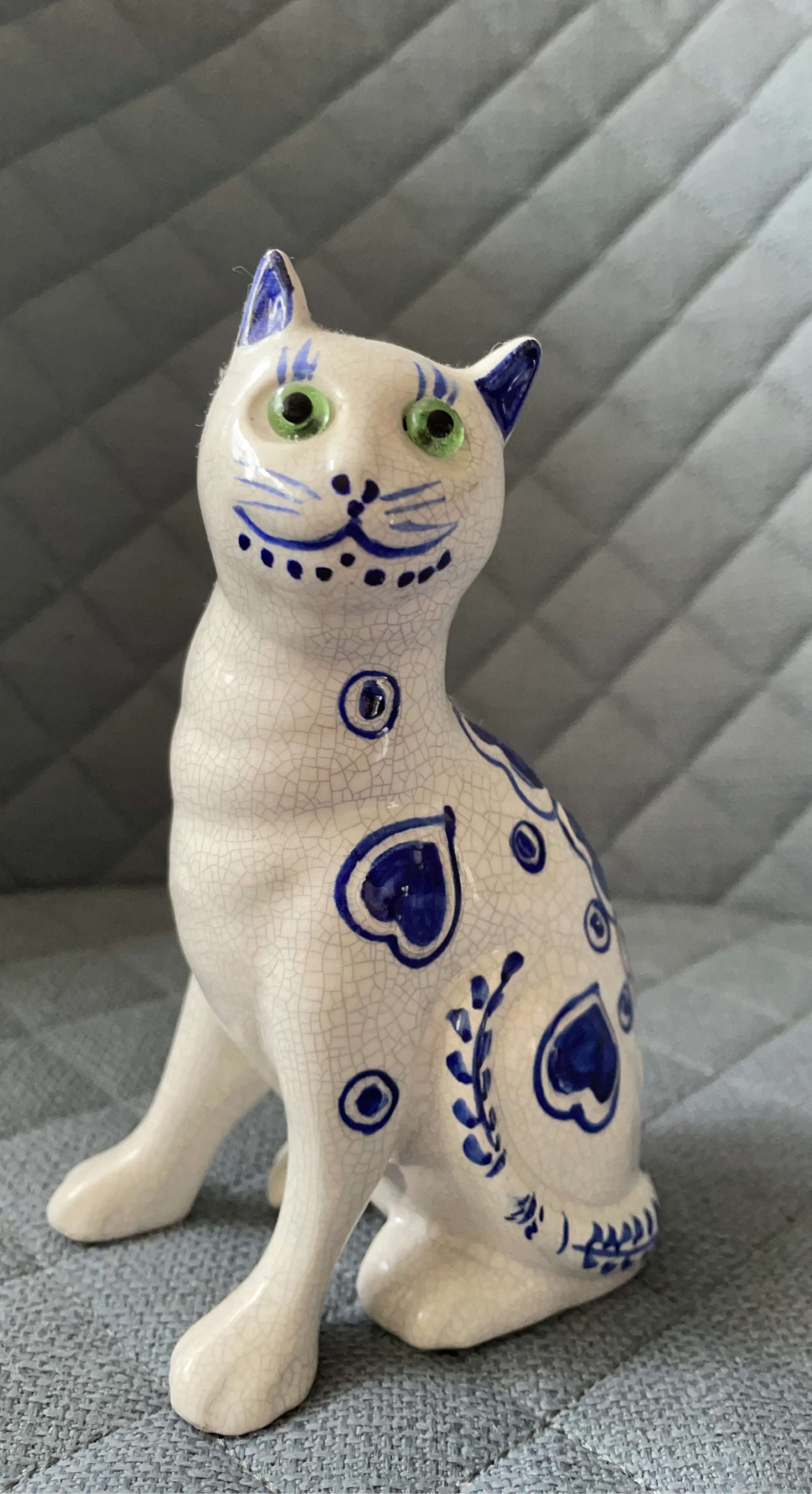 Ceramic Cat Figurine