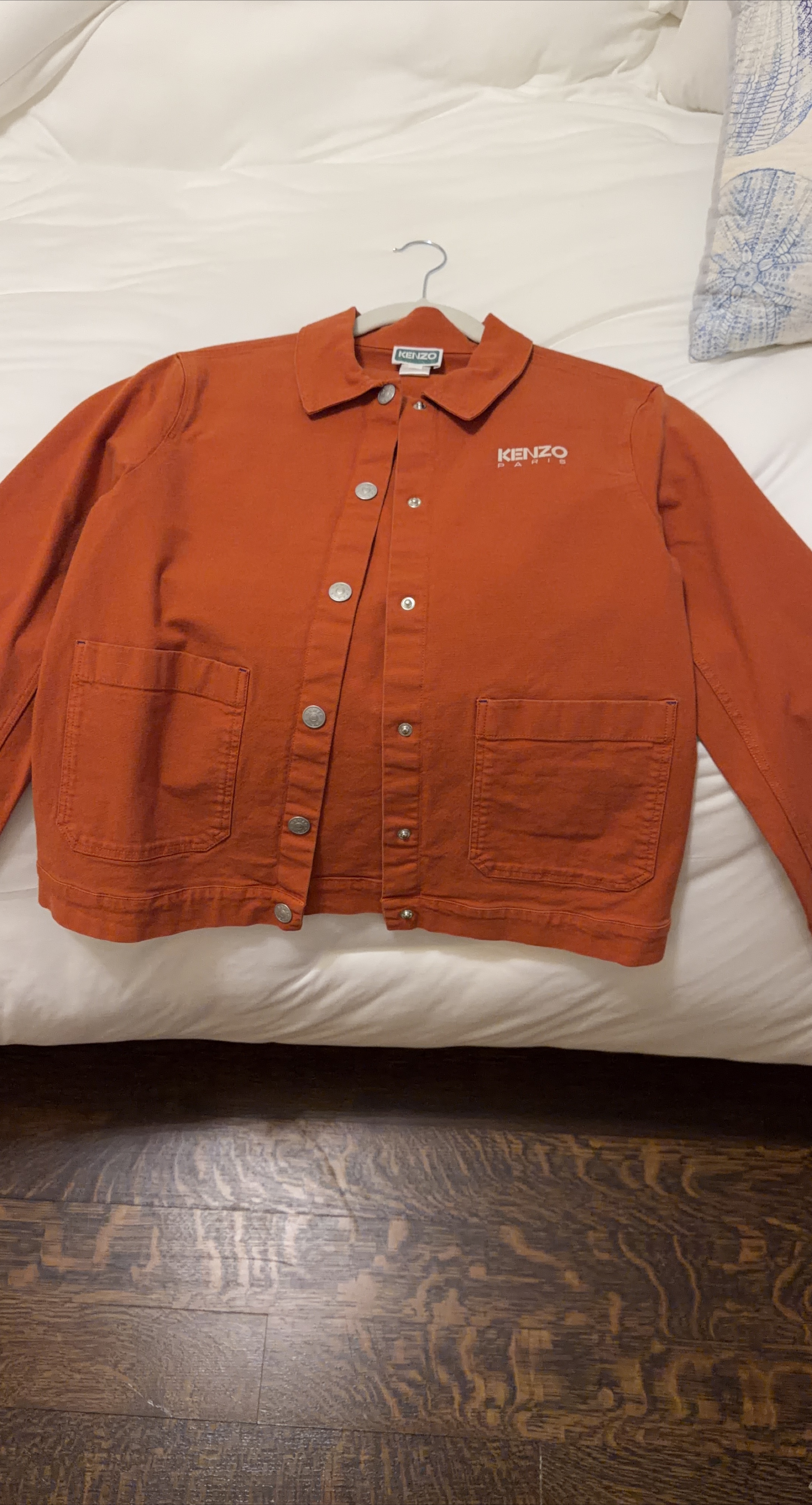 KENZO Paris Denim Jacket - Rust Orange