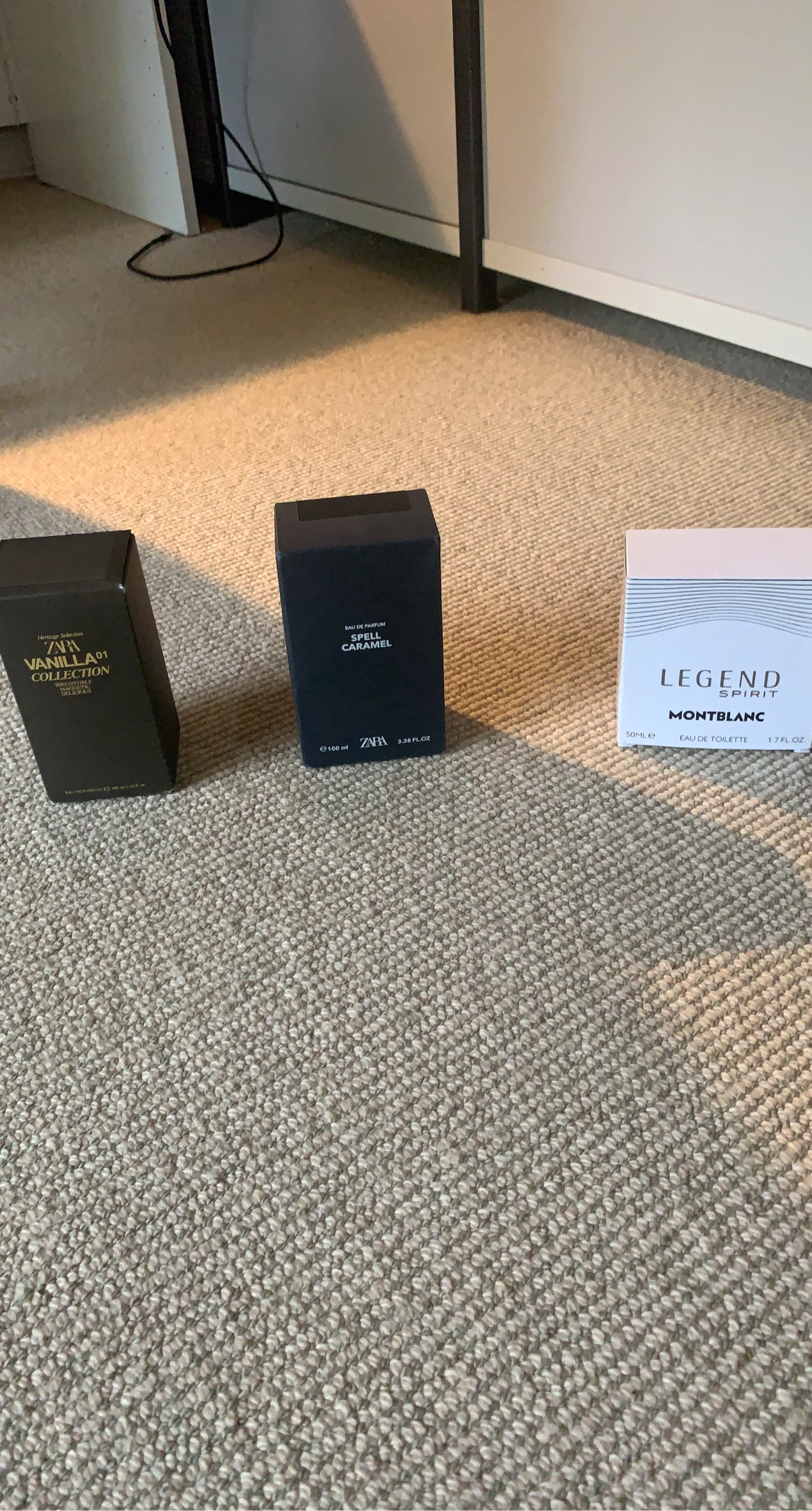 Zara Vanilla Collection & Montblanc Legend Spirit Fragrances