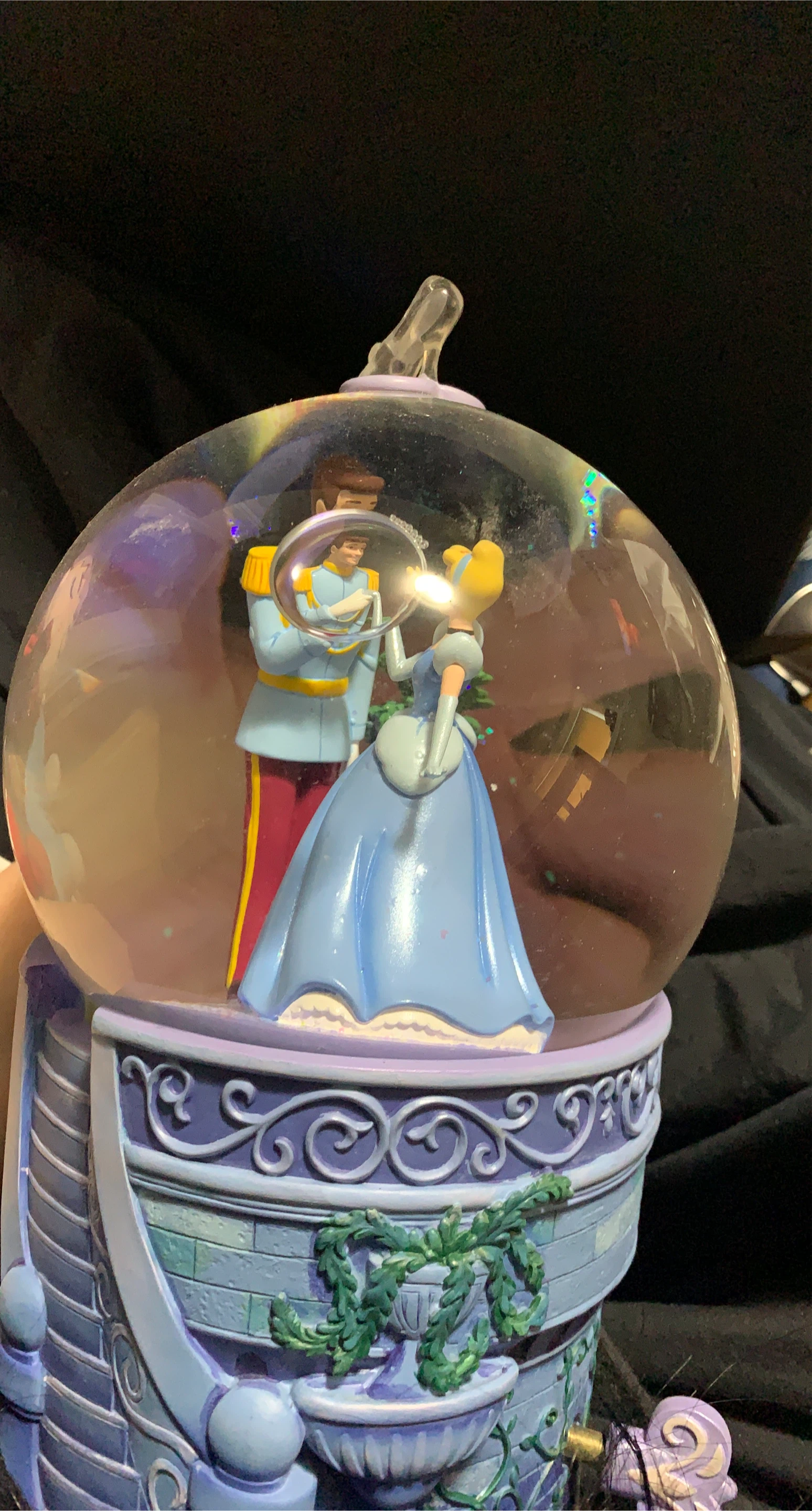 $50 Disney Cinderella and Prince Charming Snow Globe