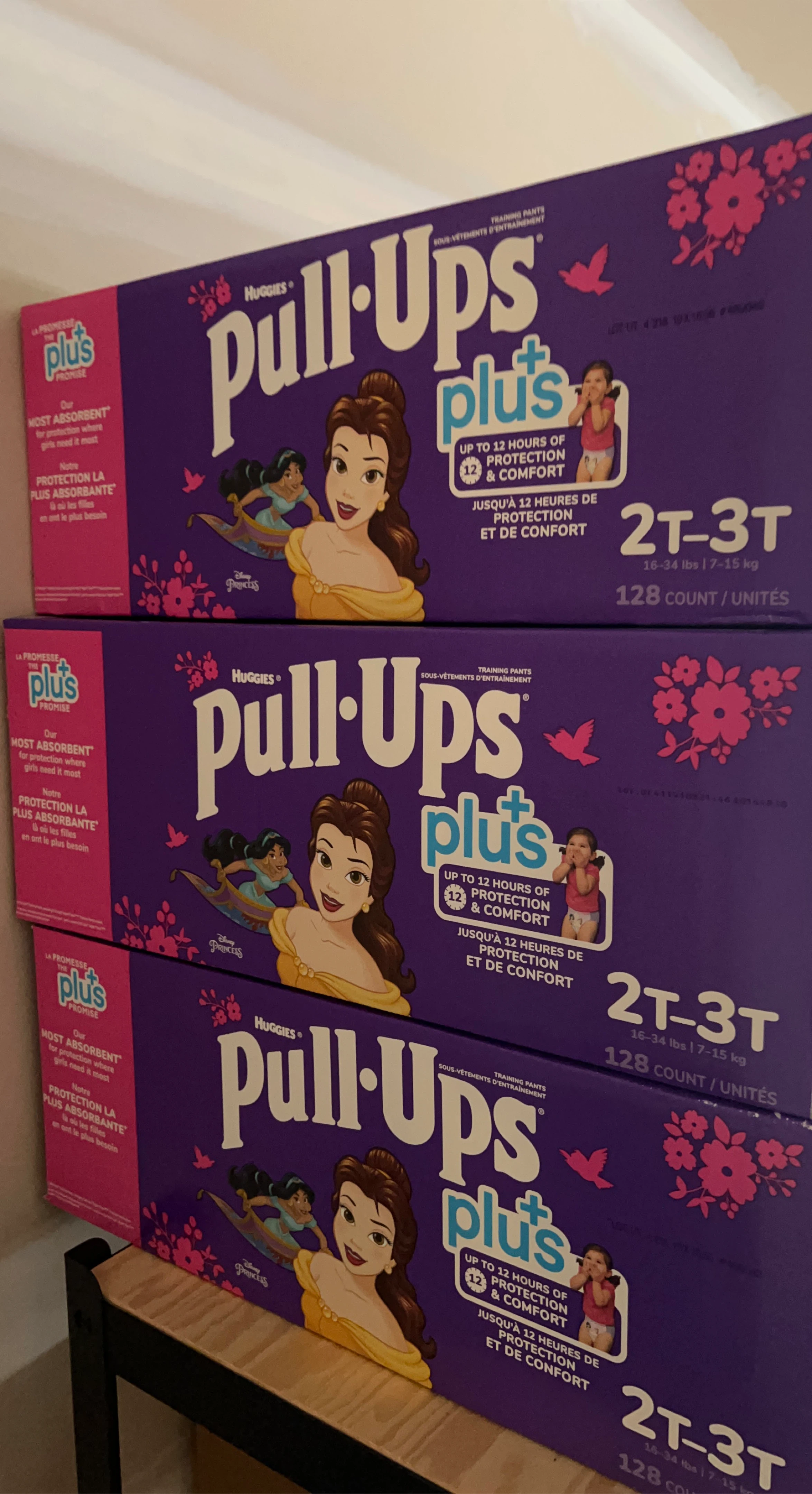 Huggies Pull-Ups Plus Training Pants, 2T-3T, 128 Count