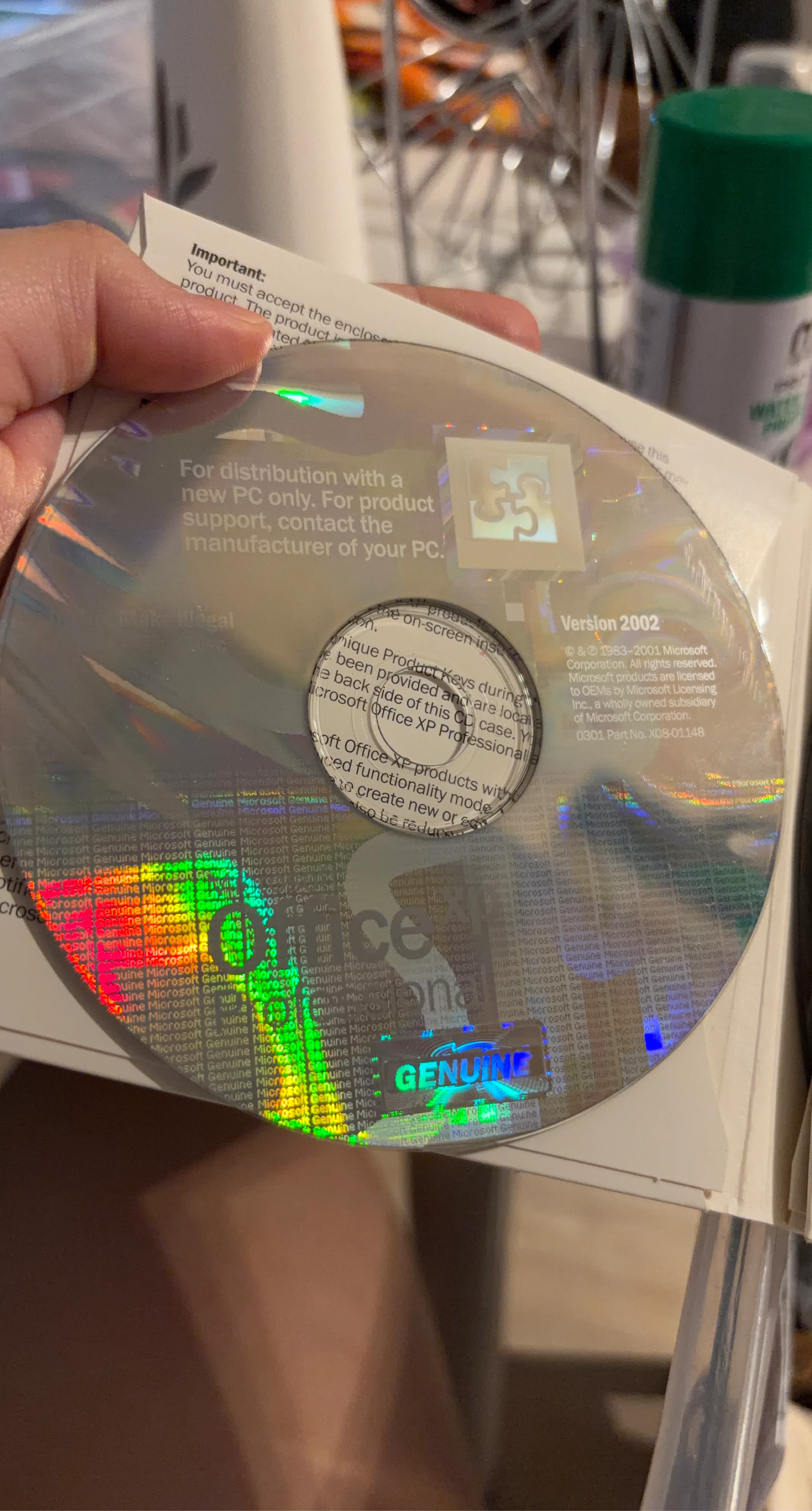 Microsoft Office XP Professional CD