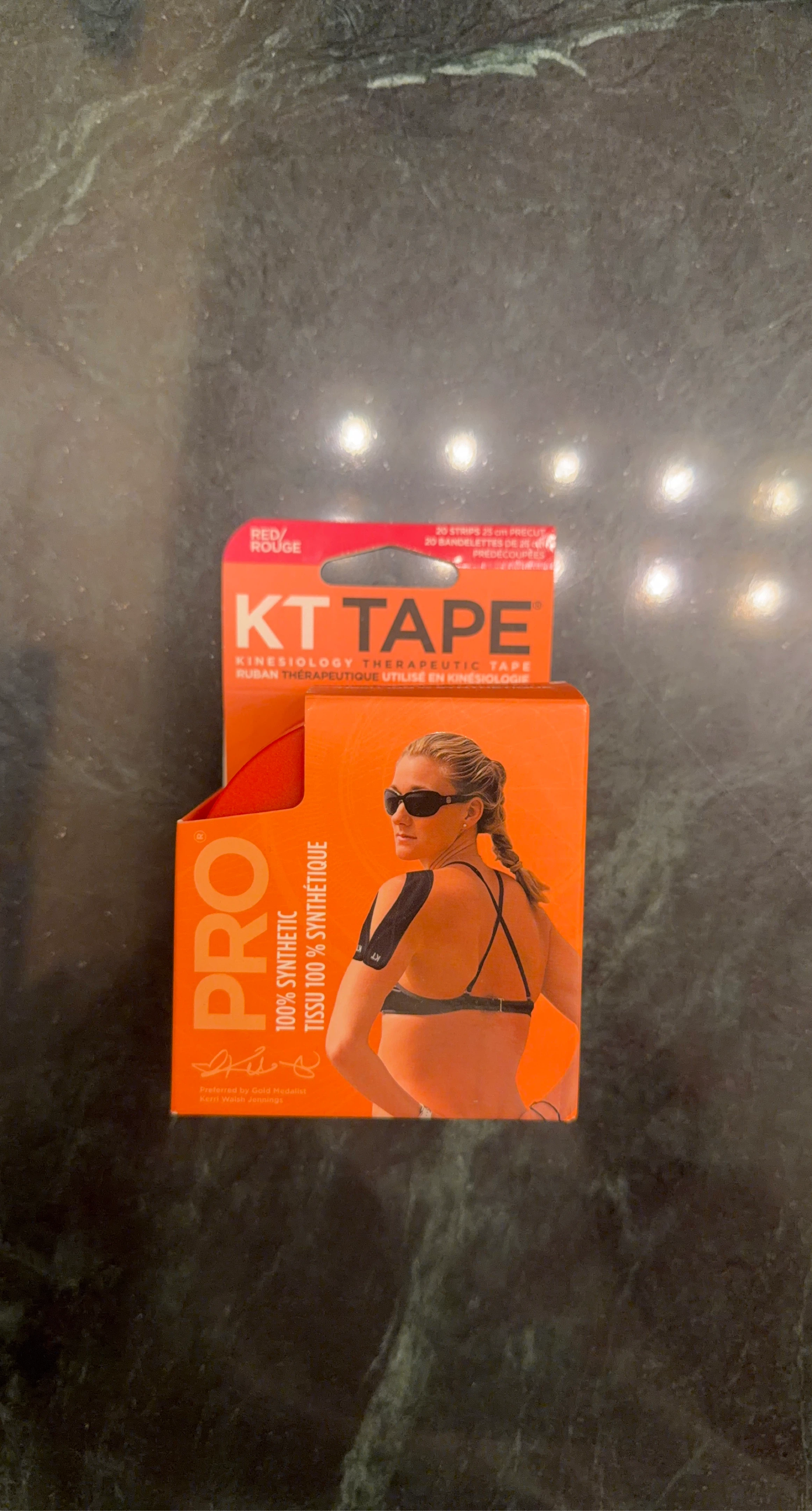 KT Tape PRO Red Synthetic Kinesiology Tape