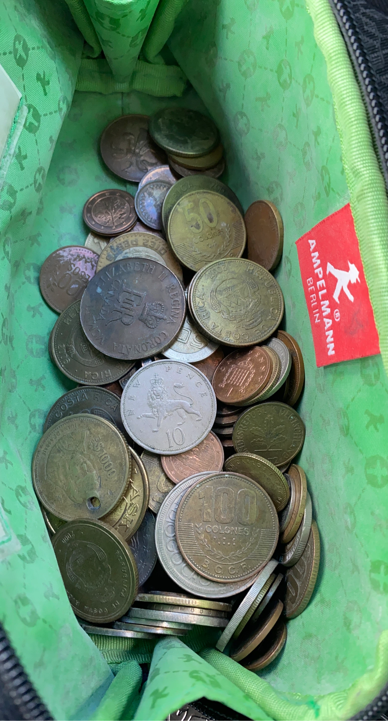 Ampelmann Berlin coin collection pouch