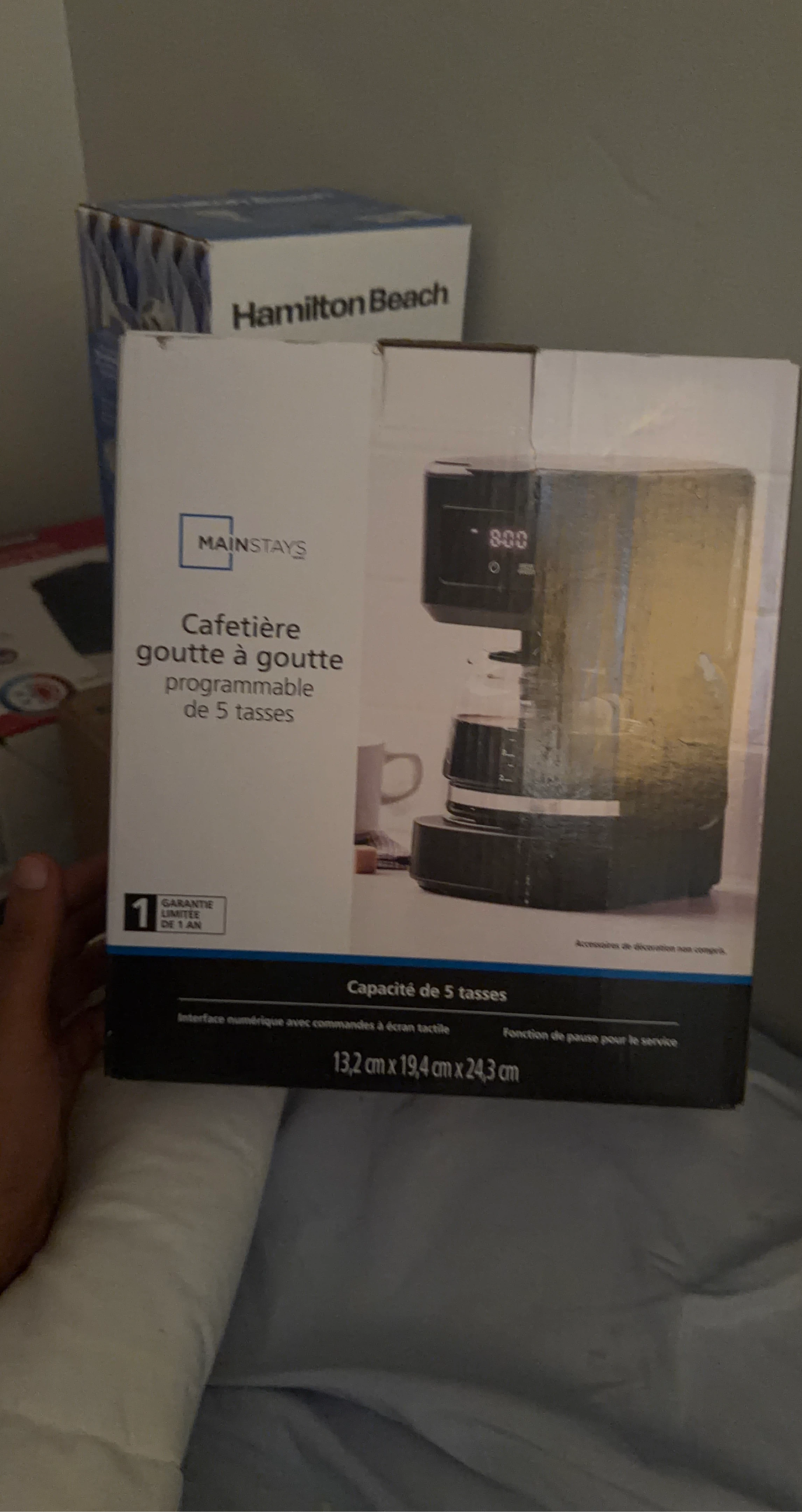 Mainstays Programmable 5-Cup Coffee Maker