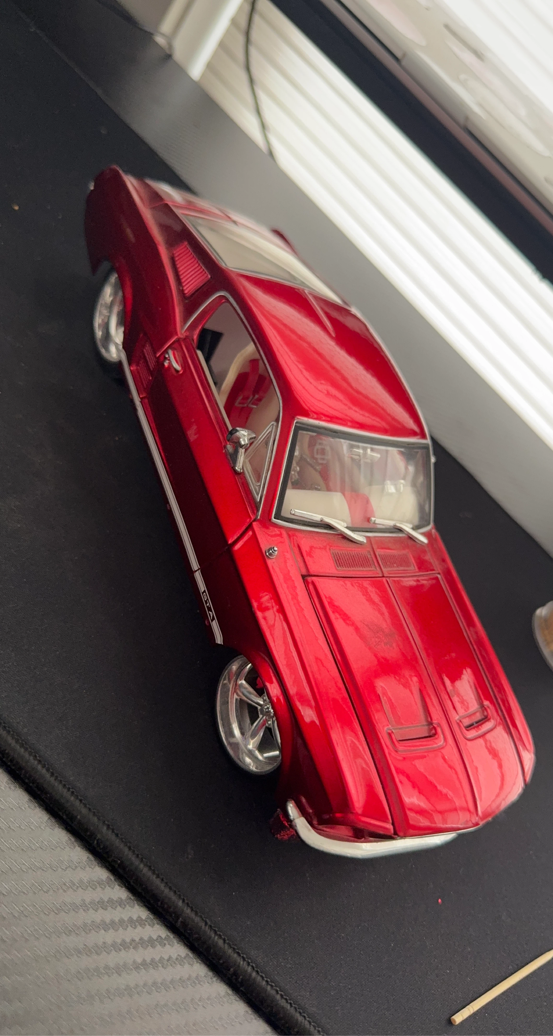 Red Ford Mustang GTA Model Car