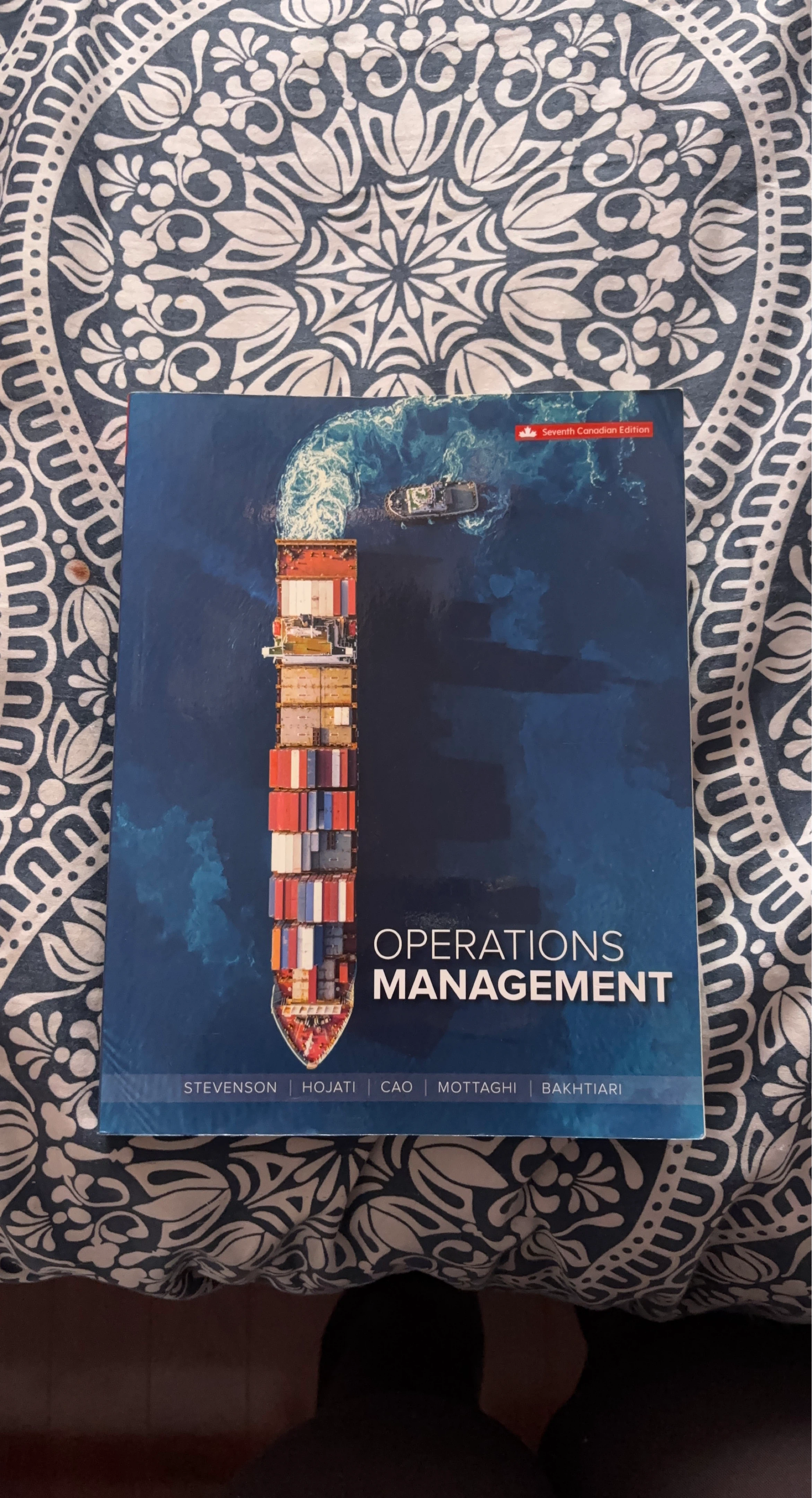 Operations Management Seventh Canadian Edition Textbook