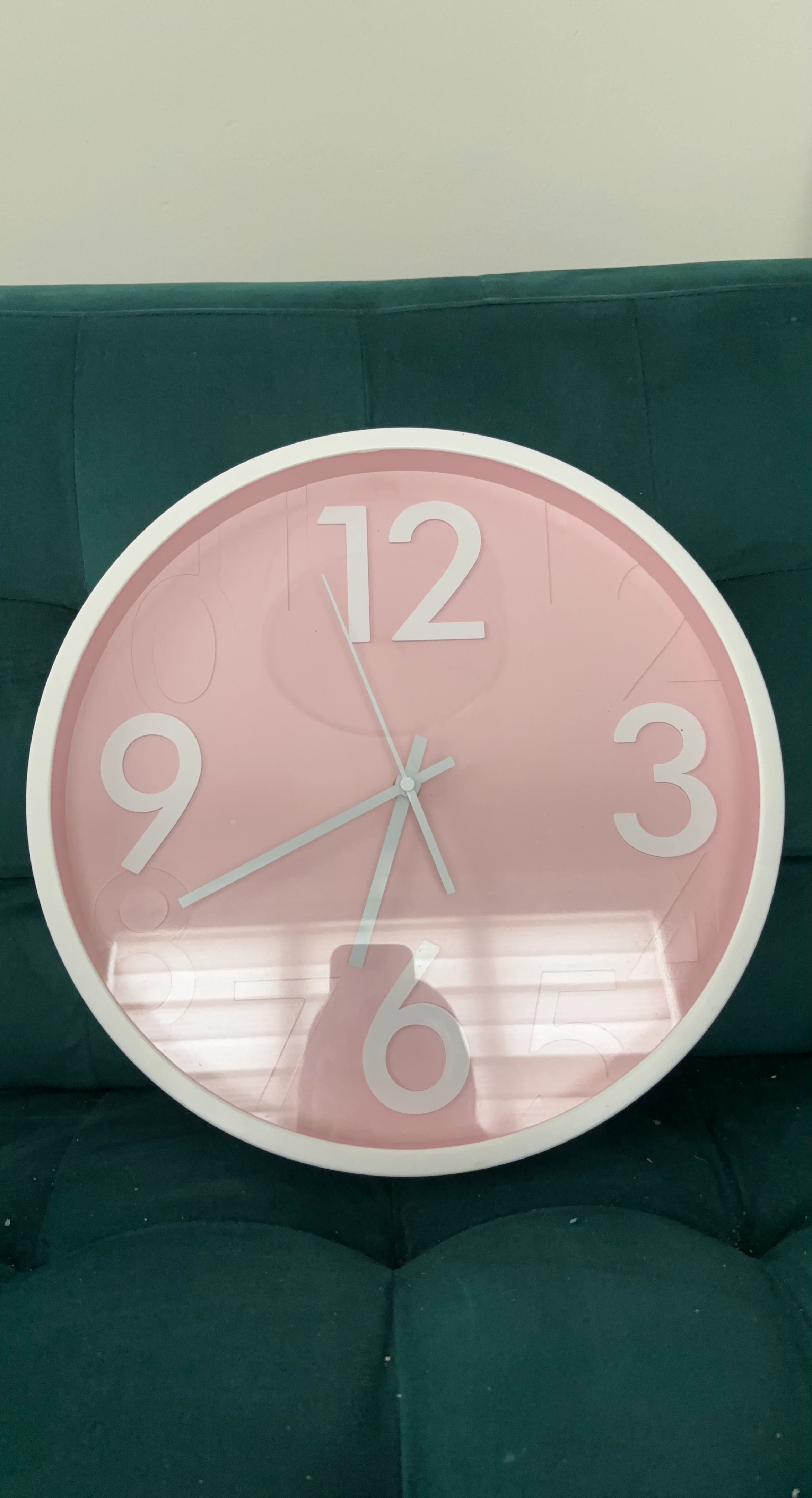 Pink Wall Clock