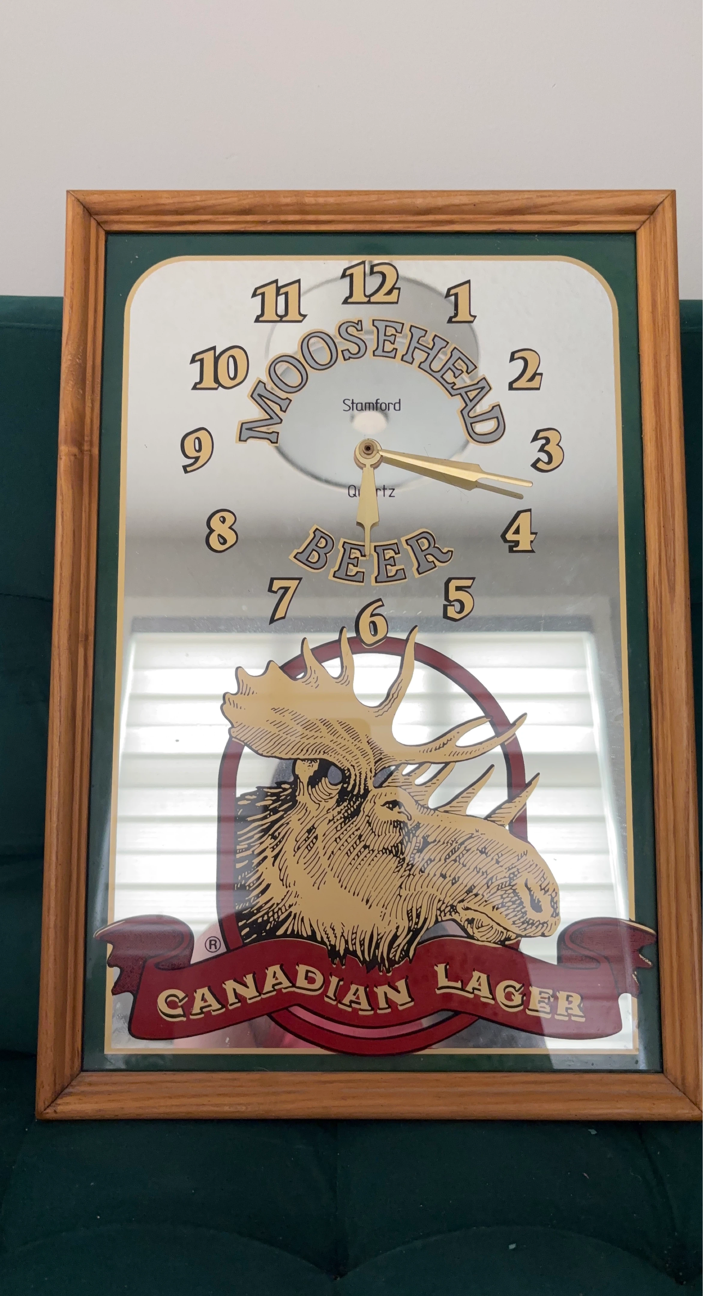 Moosehead Beer Quartz Clock