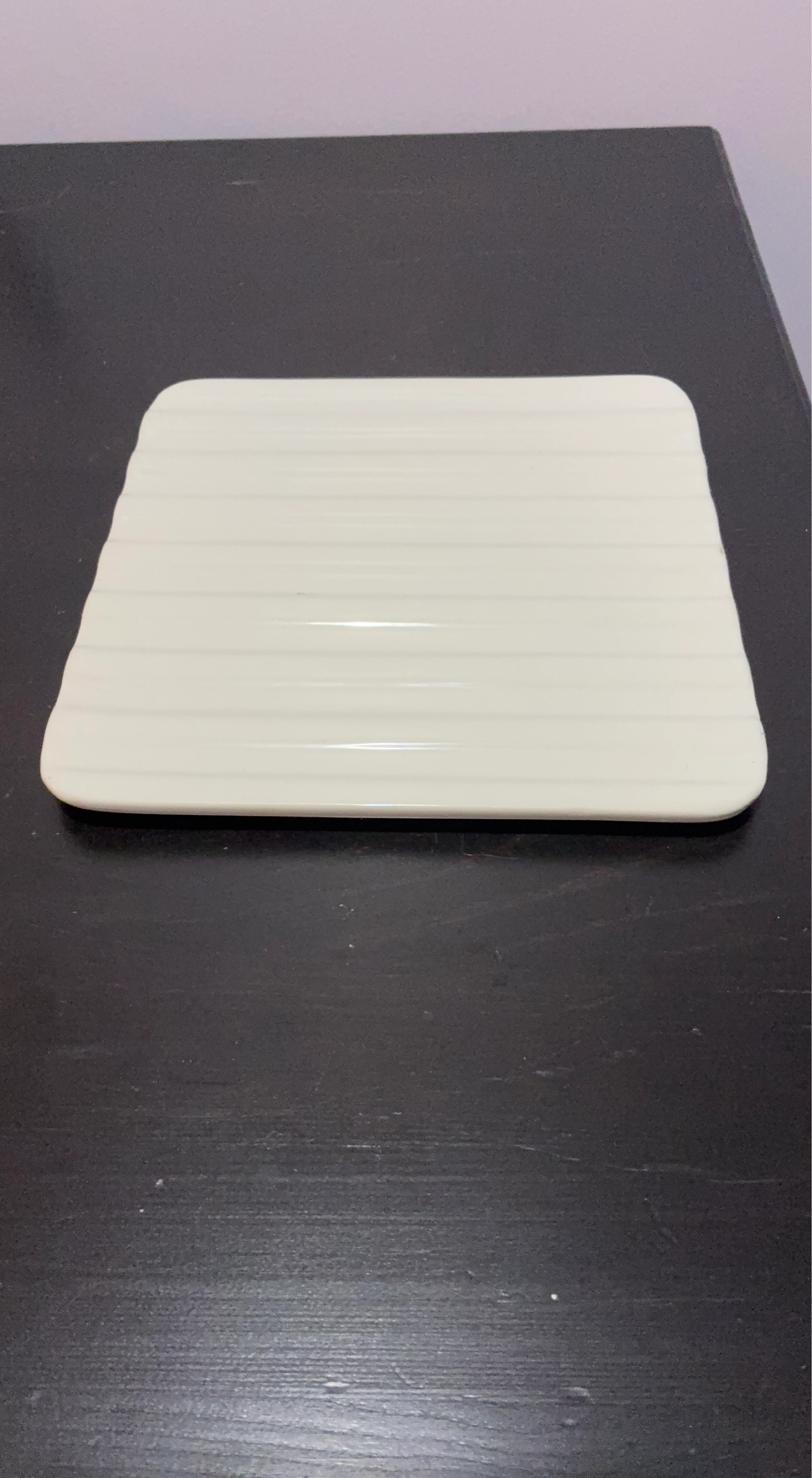 Cream Ceramic Serving Plate