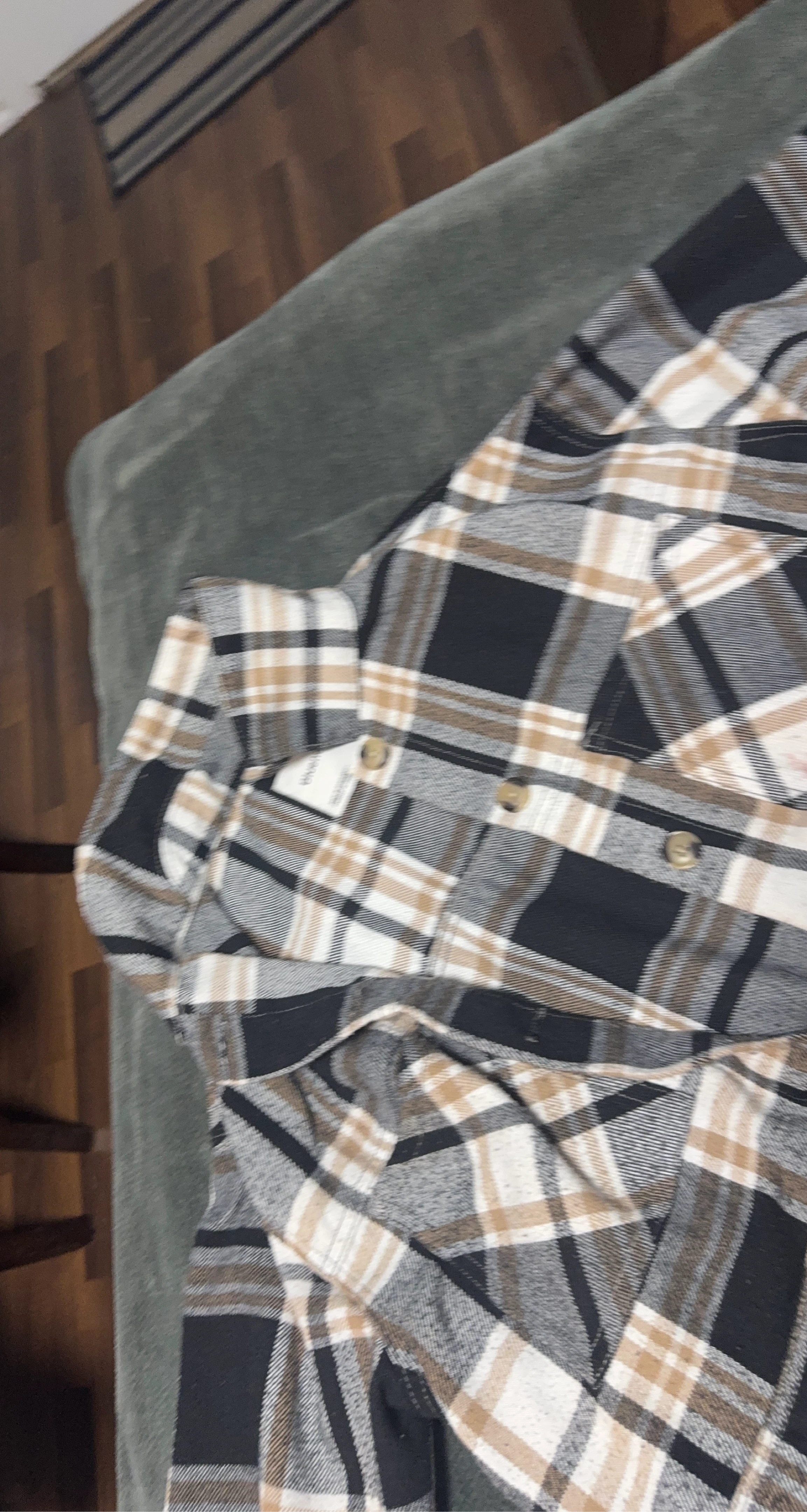 Plaid Flannel Shirt
