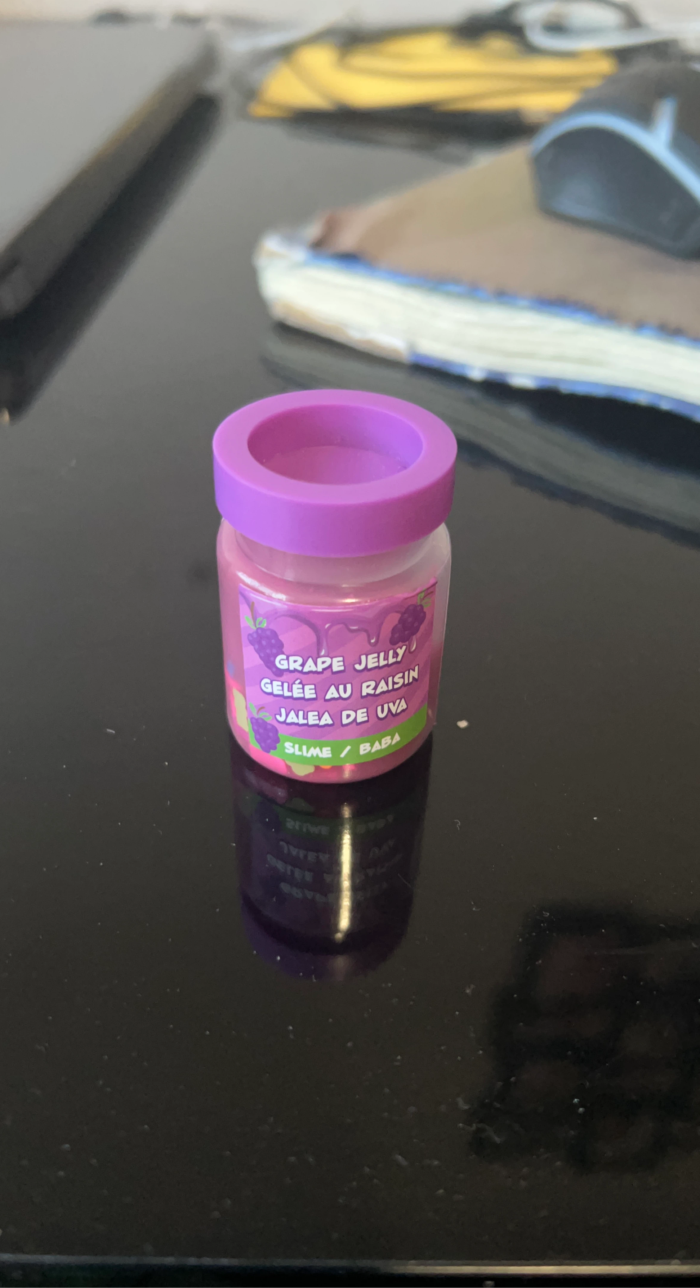 Grape Jelly Slime in Mini Jar