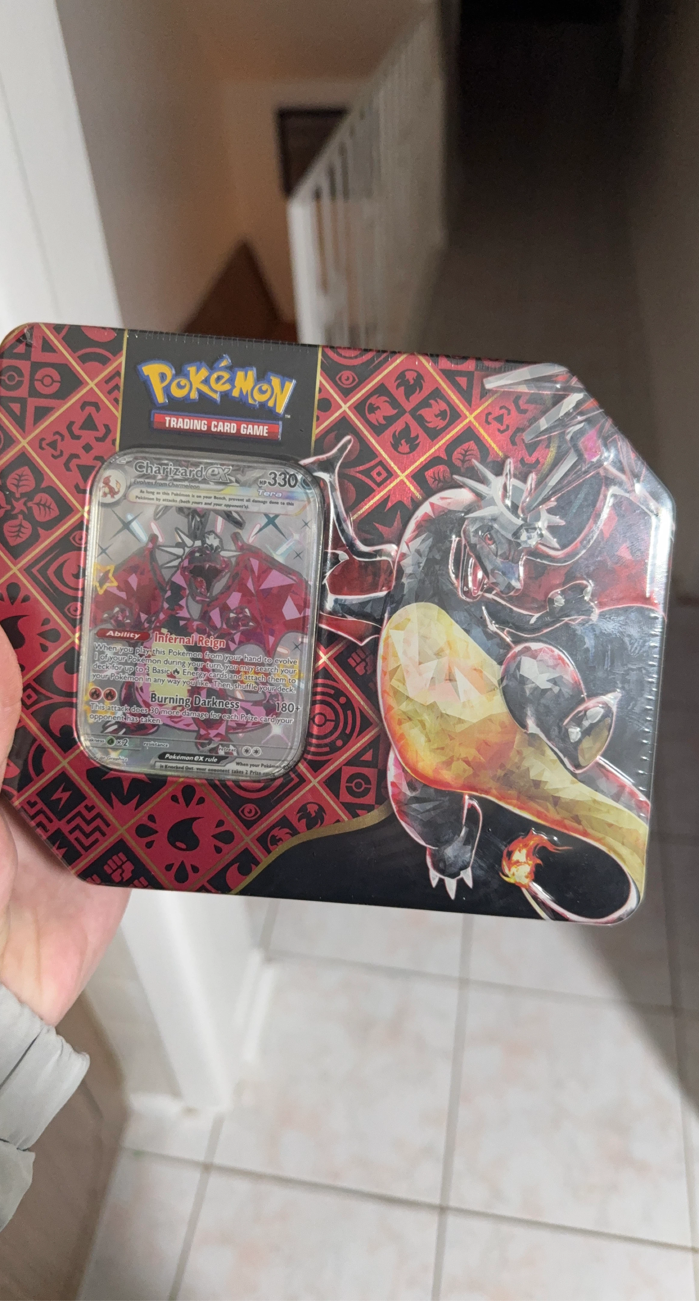 Pokemon Trading Card Game Scarlet & Violet Paldean Fates Tin