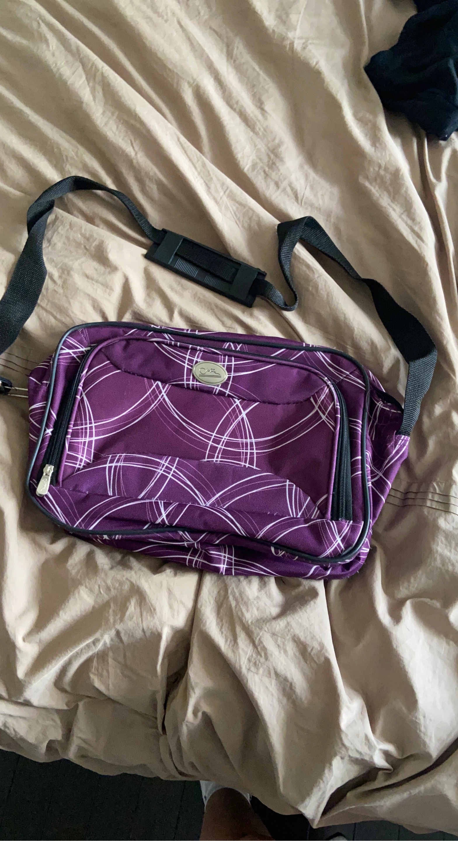 Purple Carry-On Bag