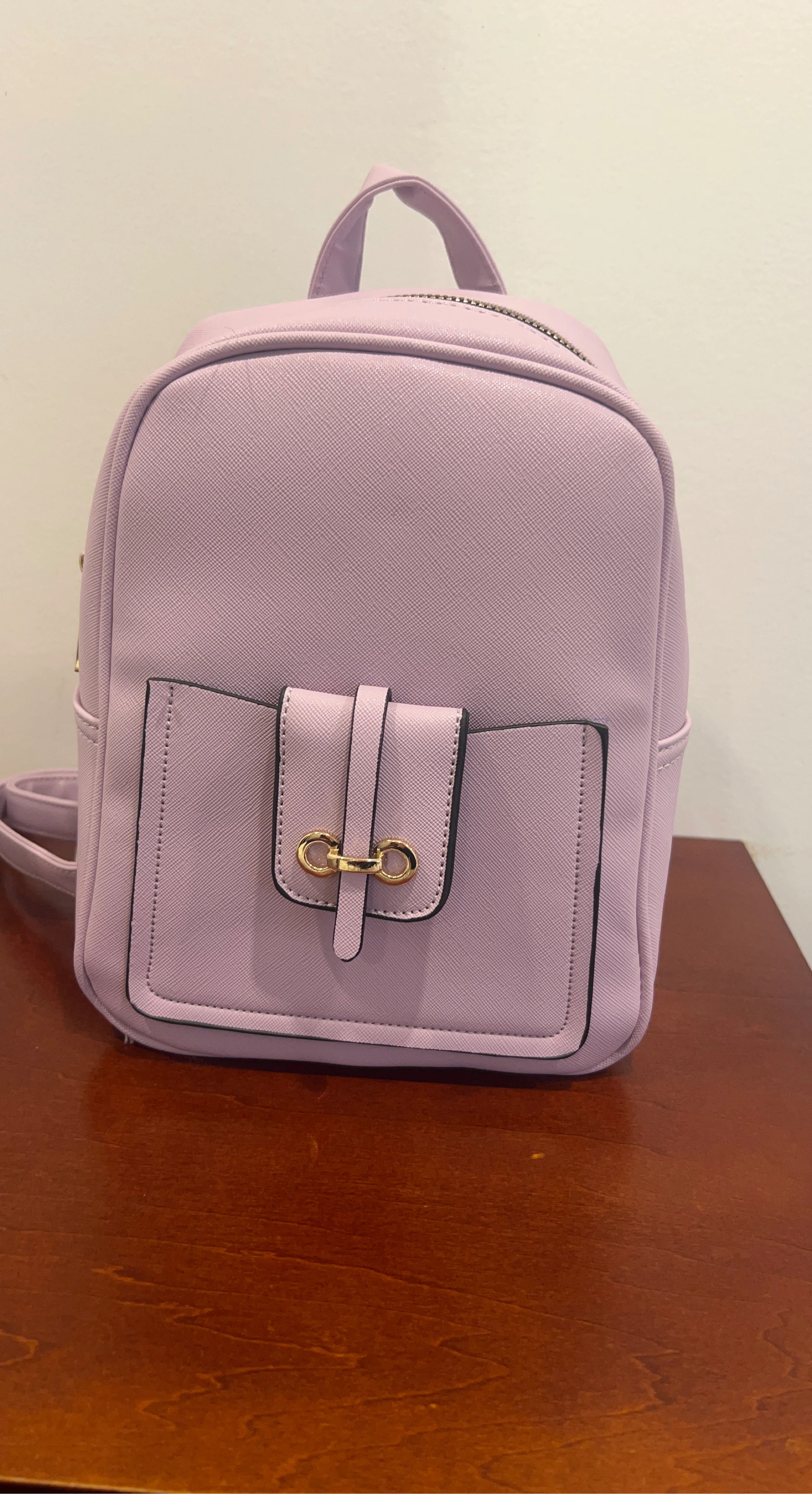 Purple Backpack Purse