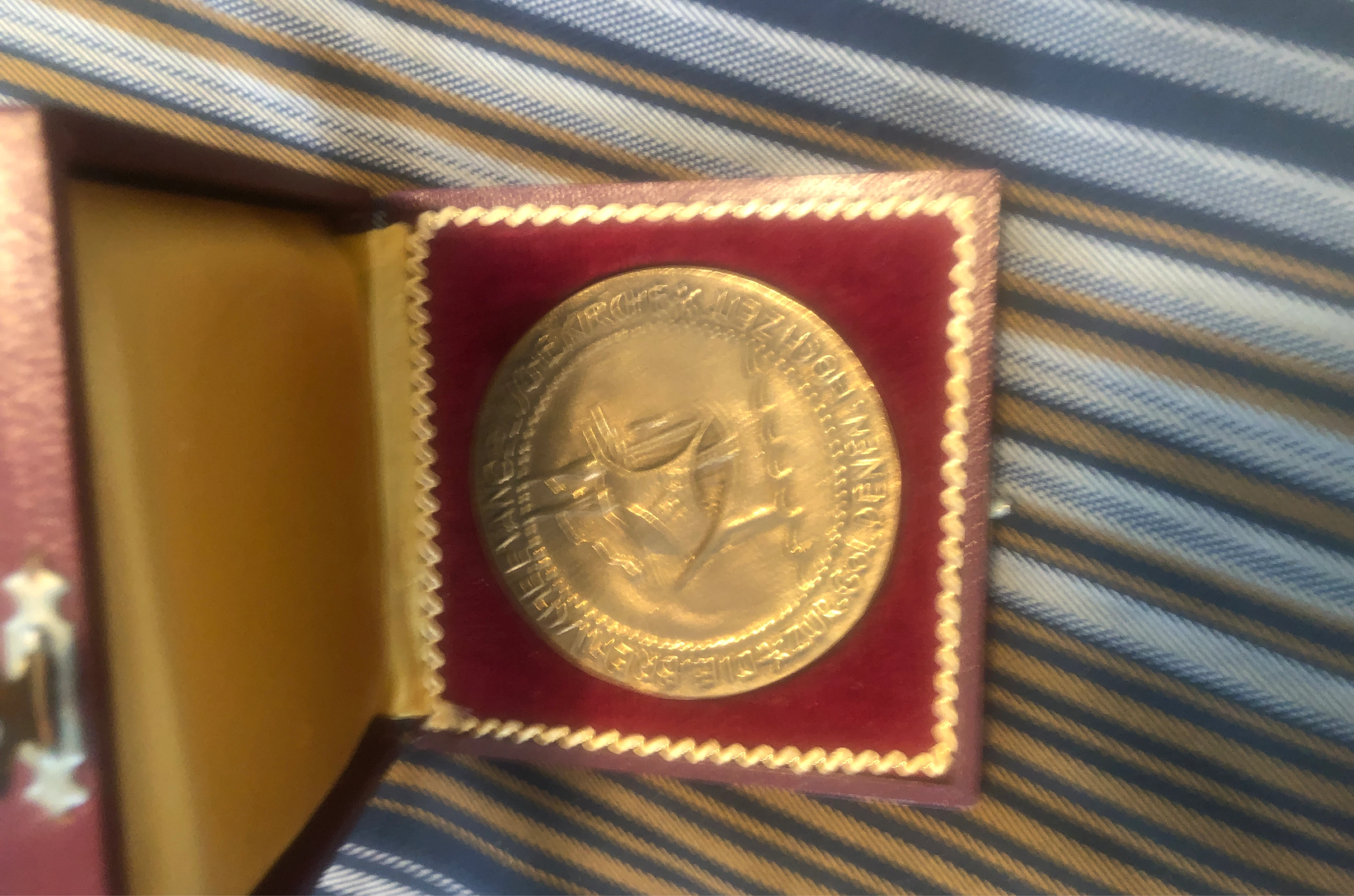 Vintage Commemorative Medal in Presentation Box