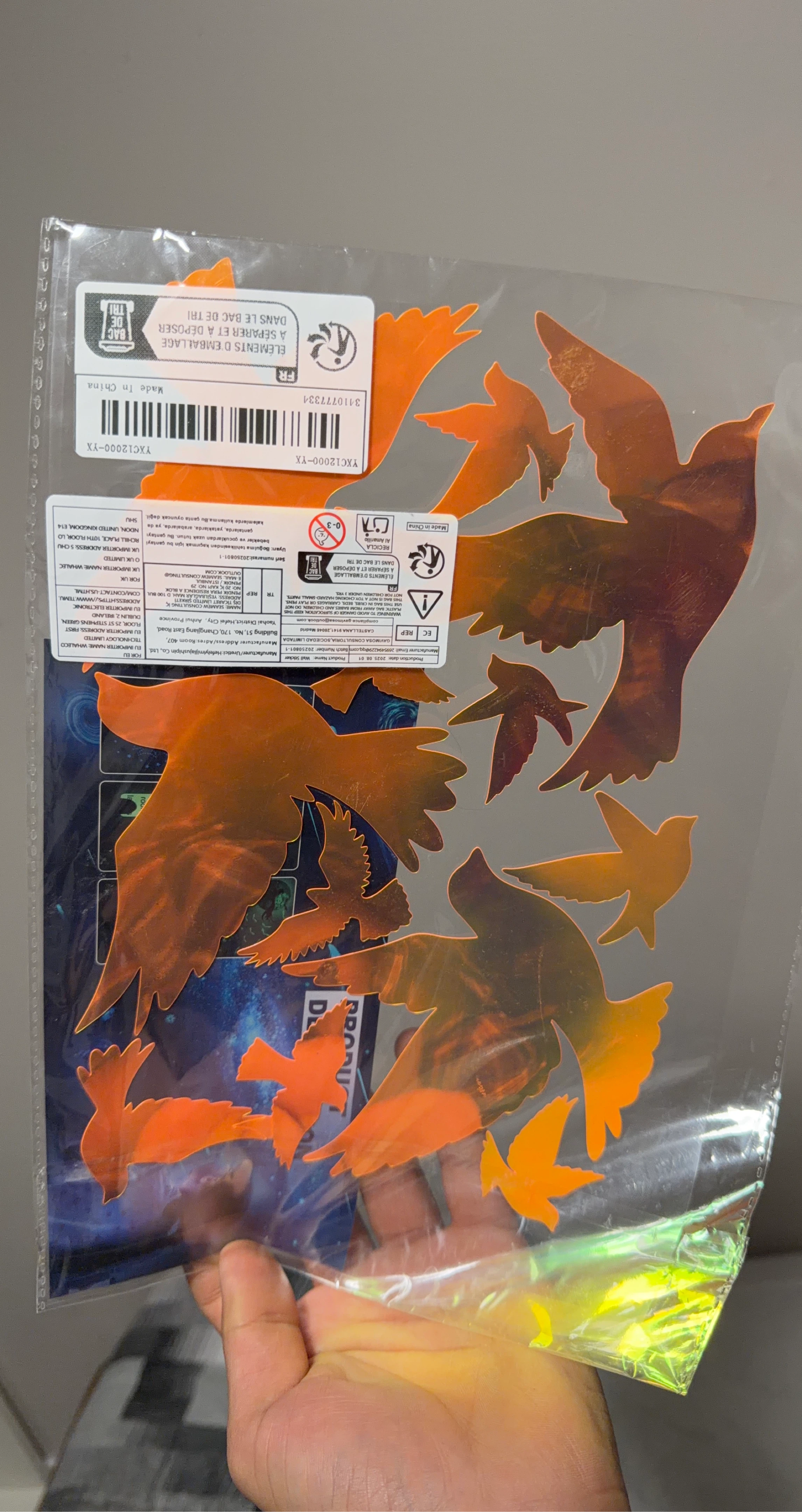 Luminous Bird Wall Stickers