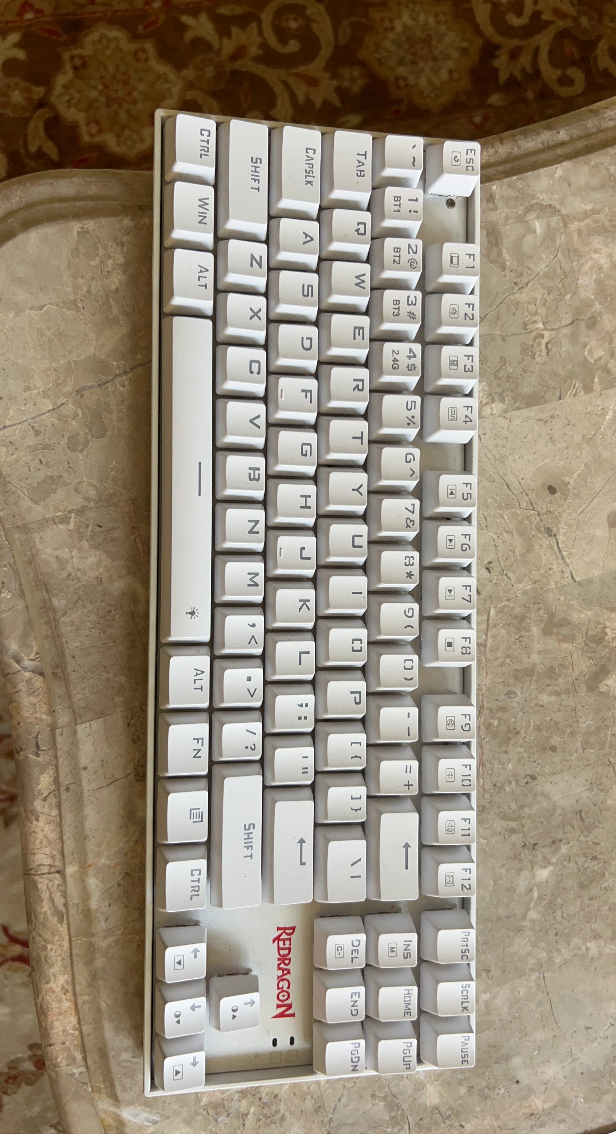 Redragon White Mechanical Keyboard