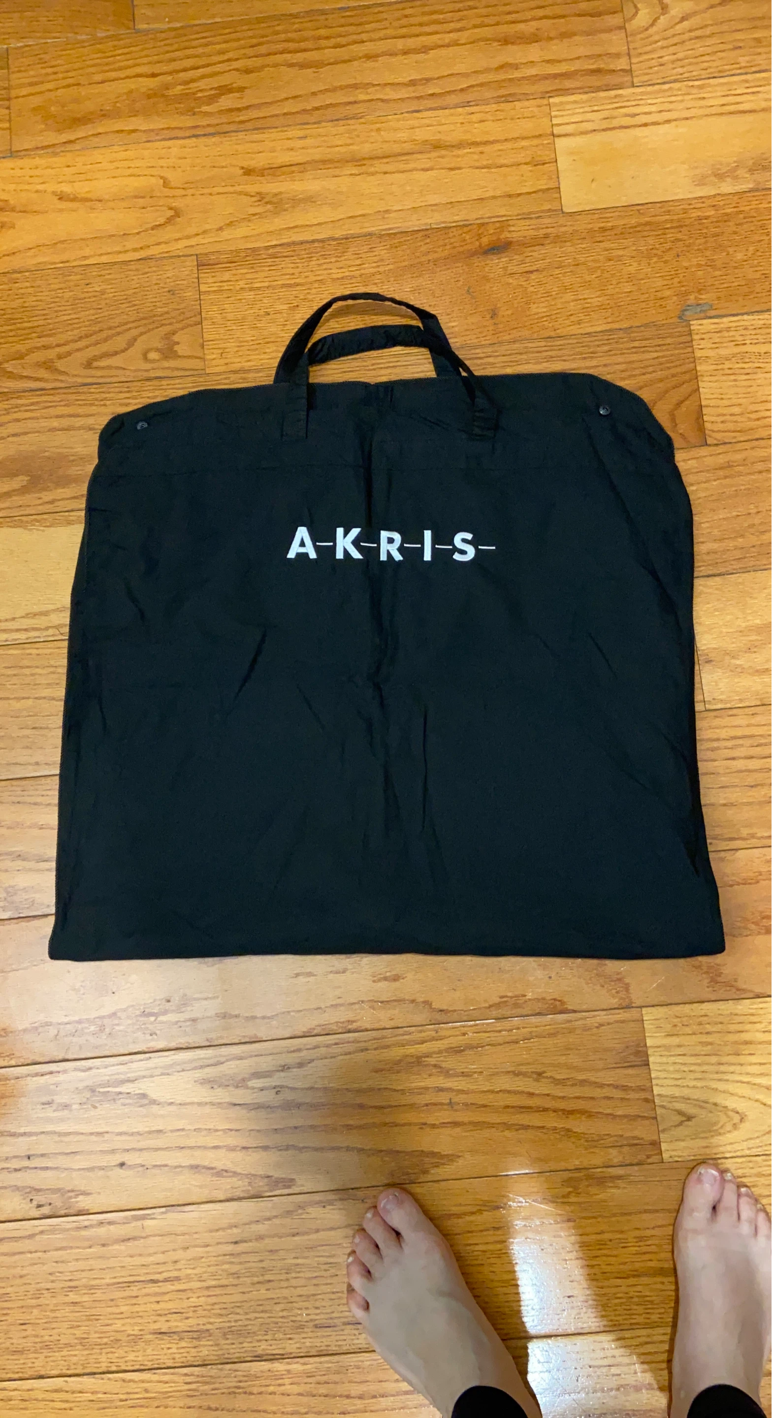 Akris Black Garment Bag