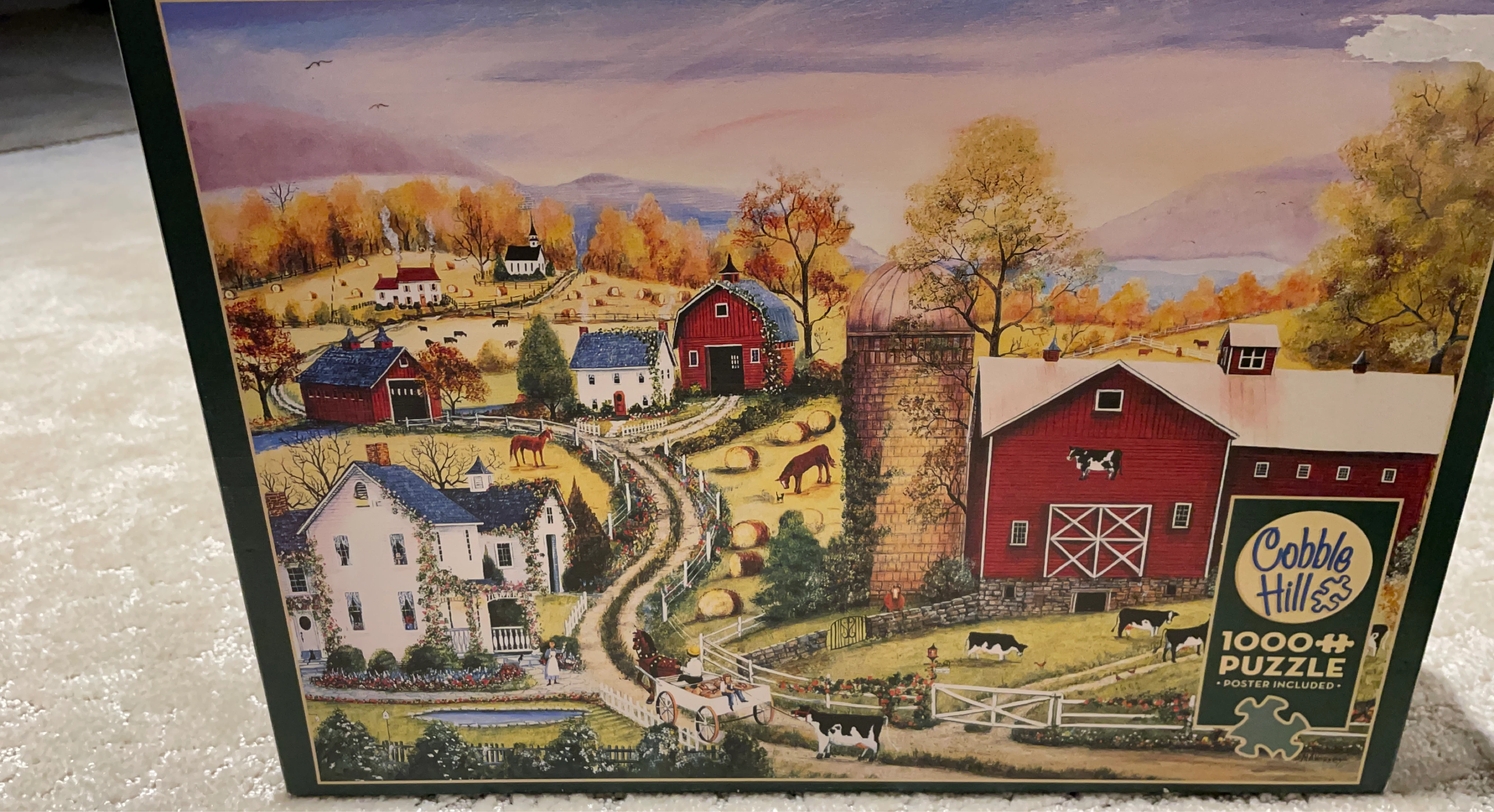 Cobble Hill 1000+ Piece Autumn Farm Puzzle