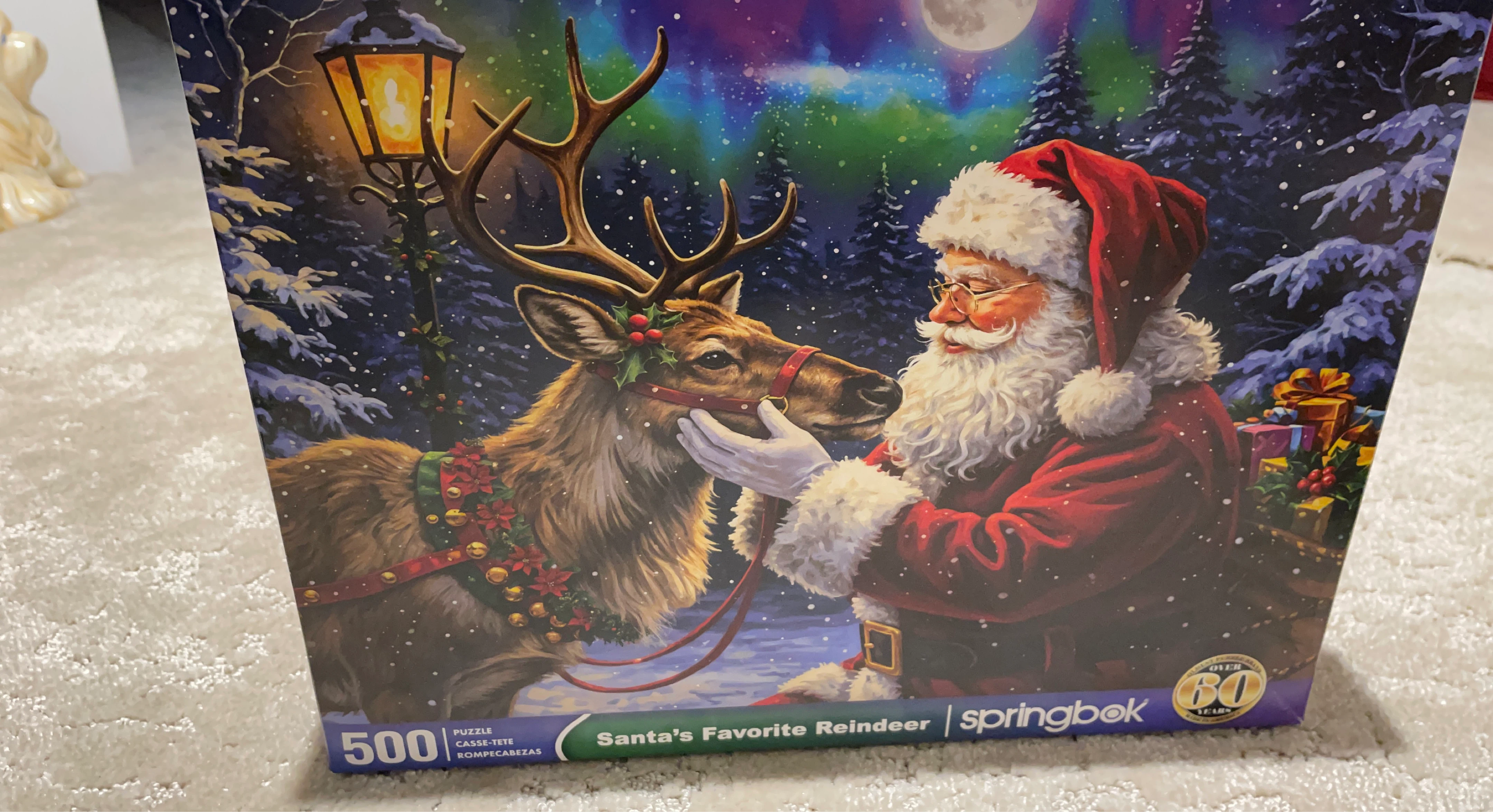 Springbok Santa's Favorite Reindeer 500 Piece Puzzle