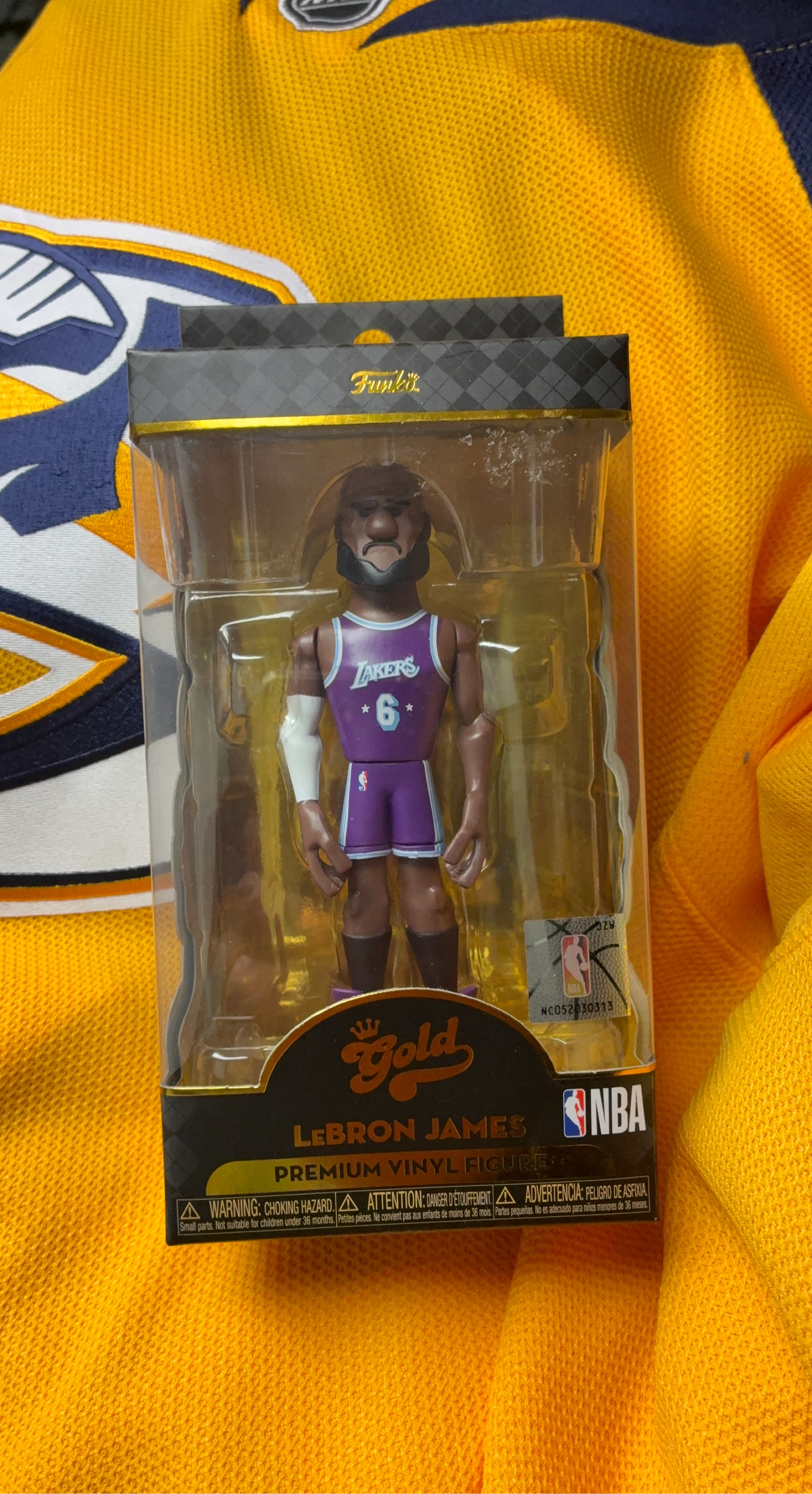 Funko Gold LeBron James Premium Vinyl Figure