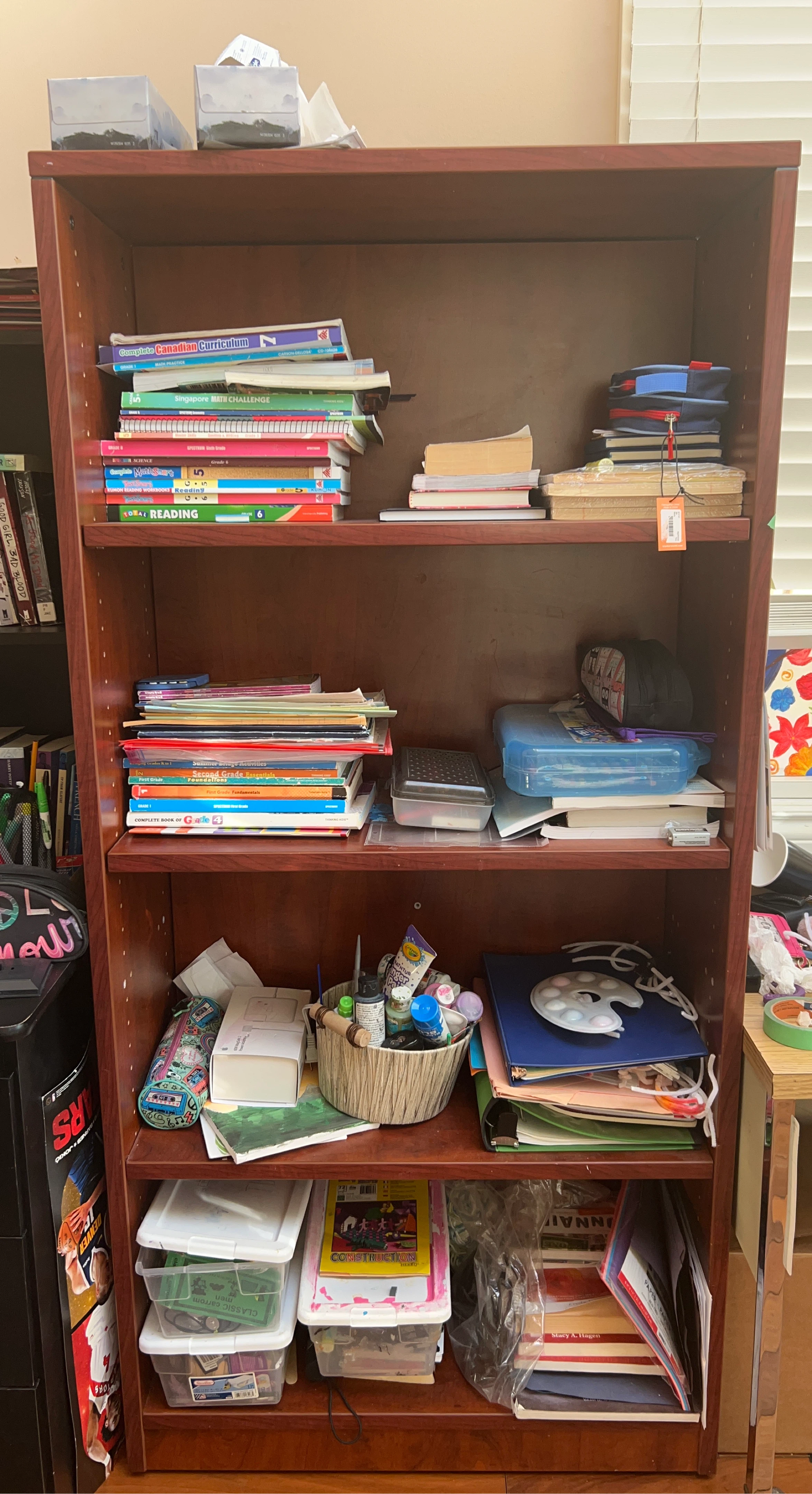 Wood book shelf