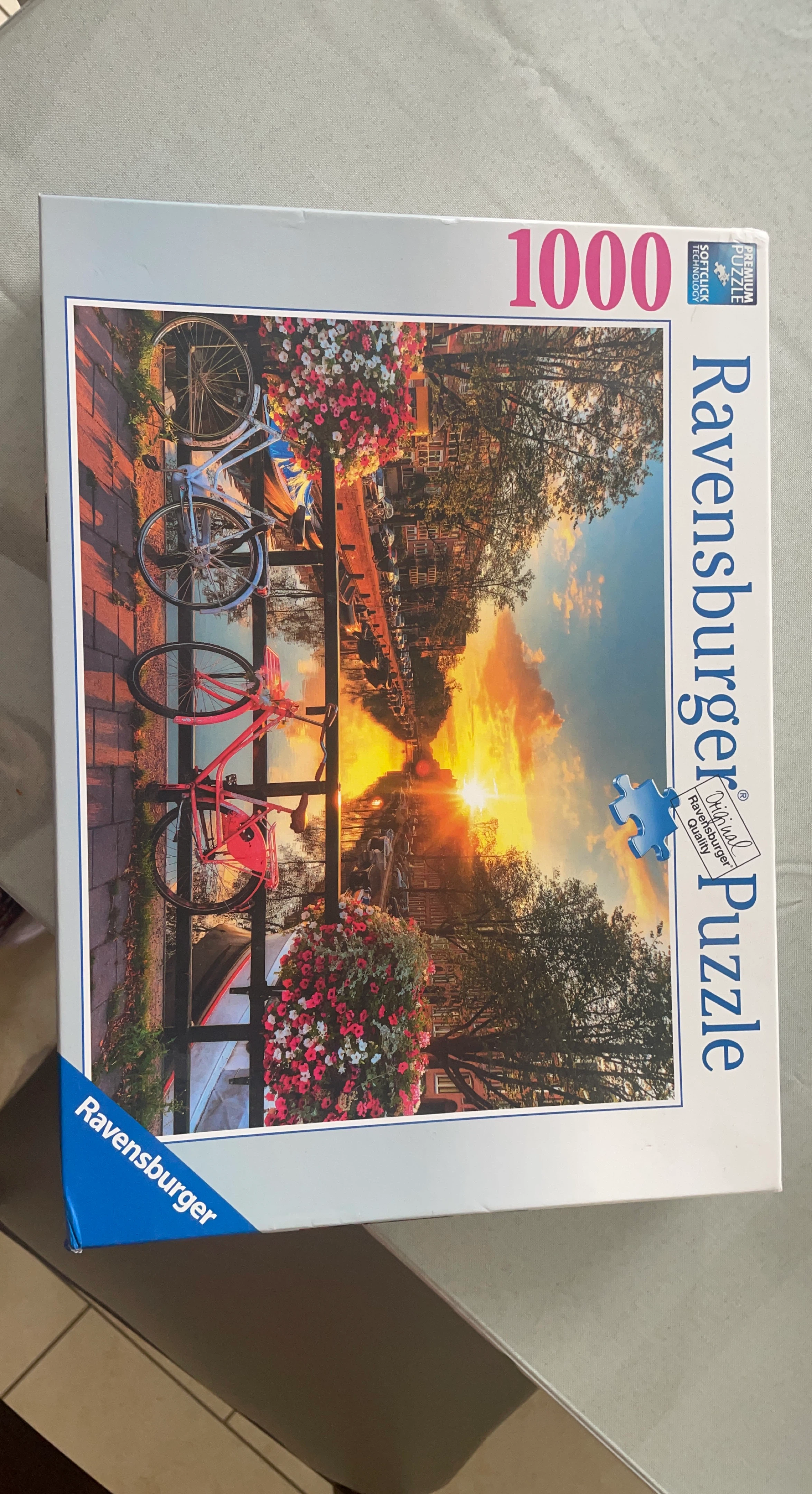 Ravensburger 1000 Piece Puzzle - Amsterdam Canal Sunset