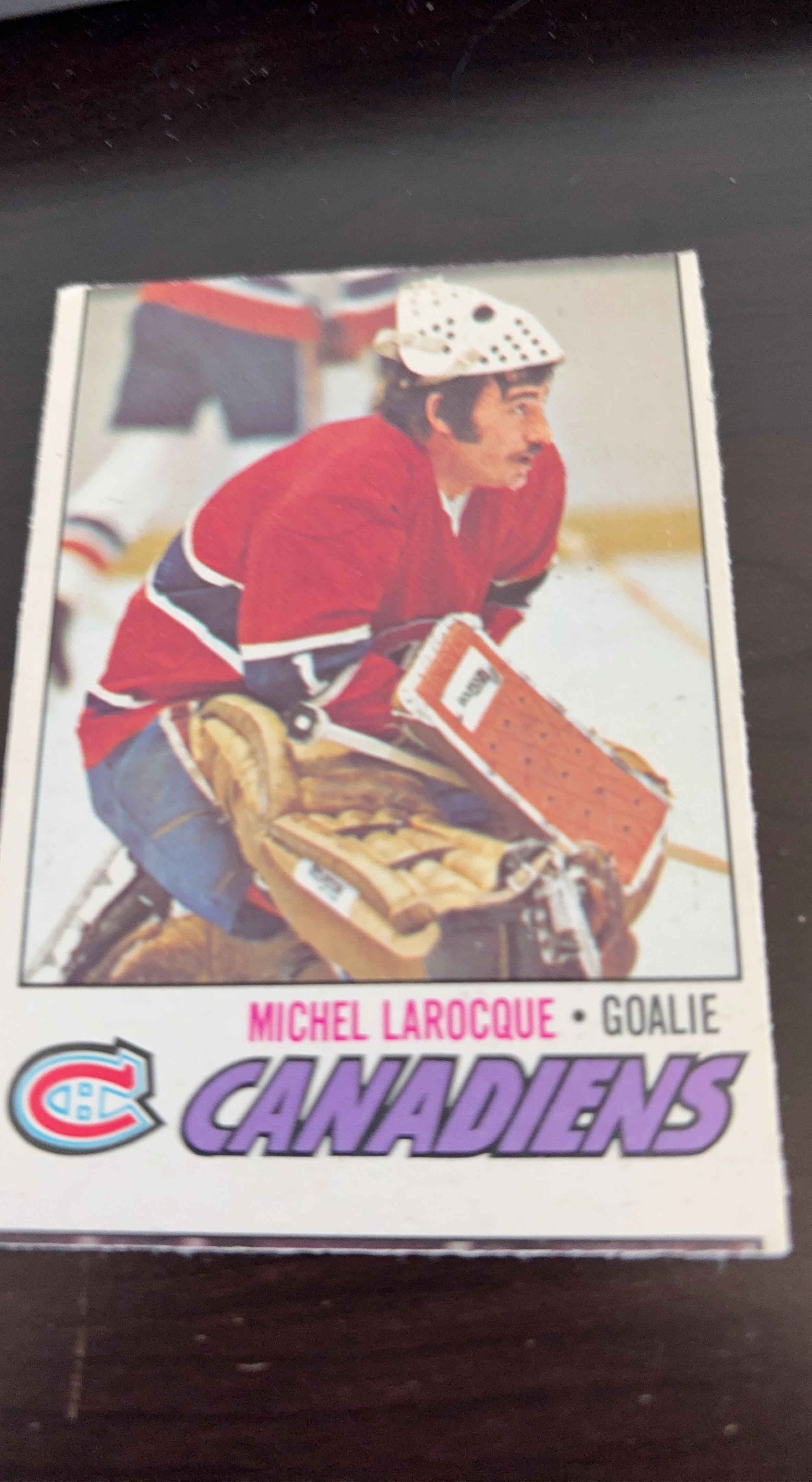1977 O-Pee-Chee Michel Larocque Canadiens Hockey Card
