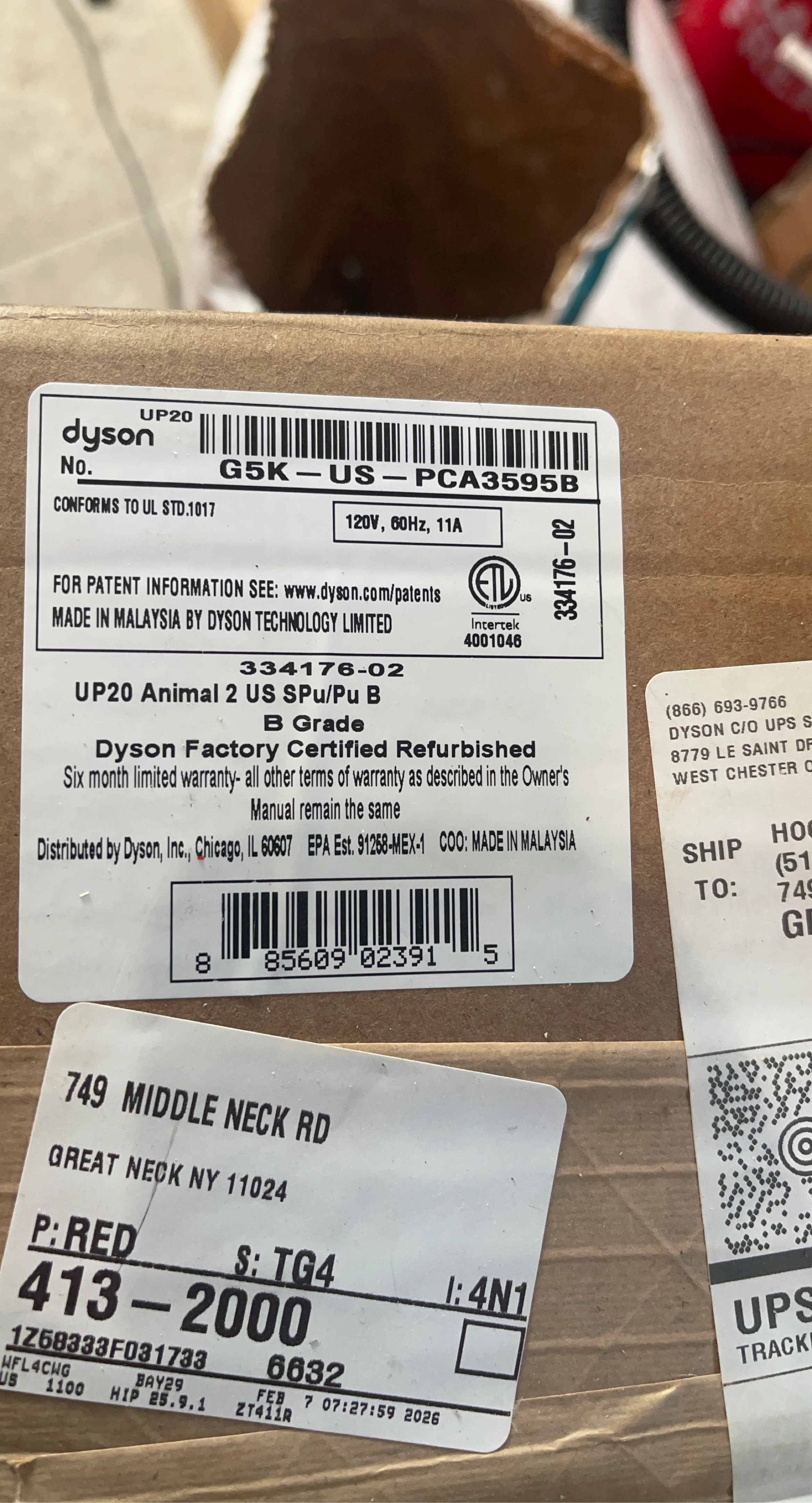Dyson UP20 Animal 2 Vacuum Cleaner
