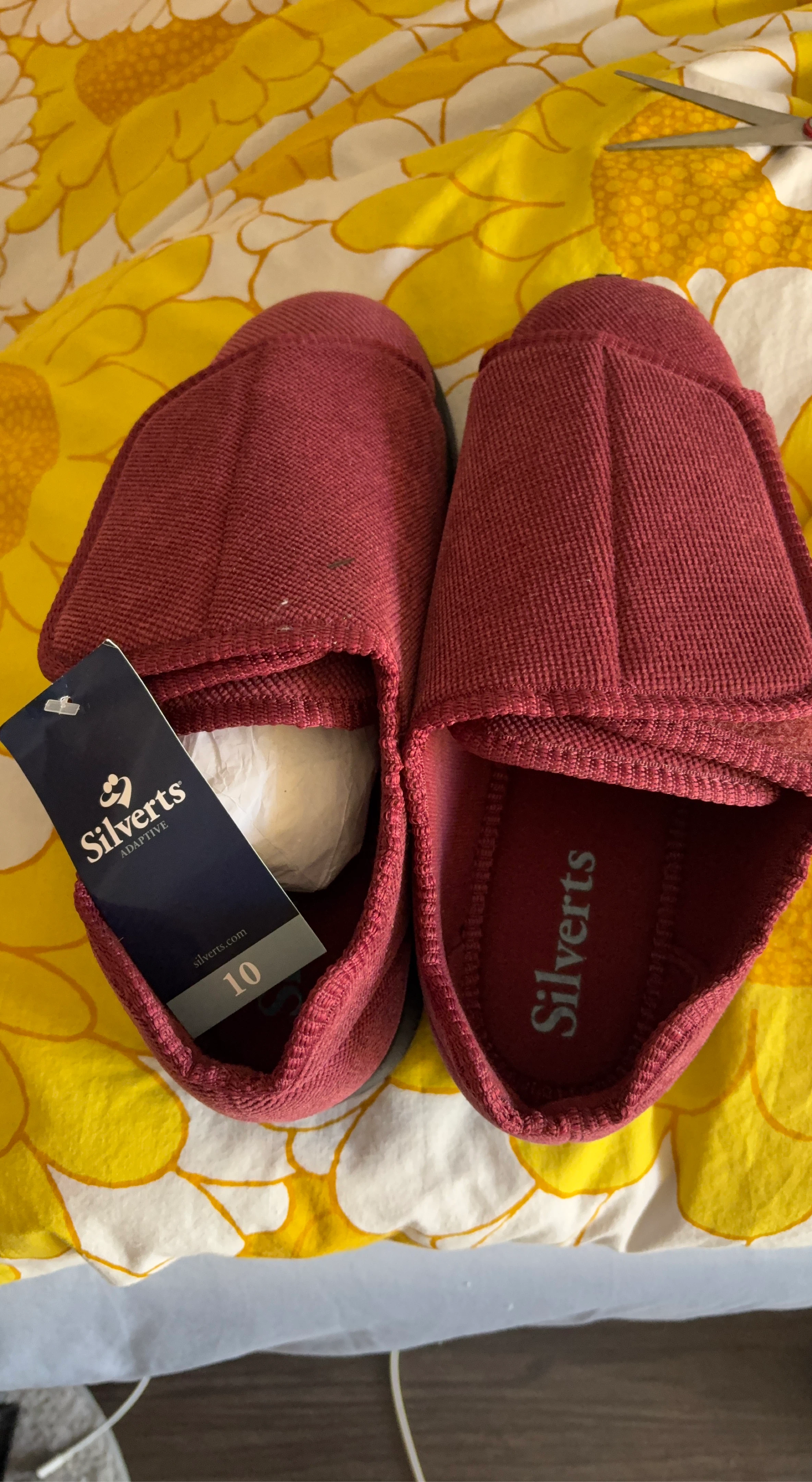 Silverts Adaptive Slippers - Size 10