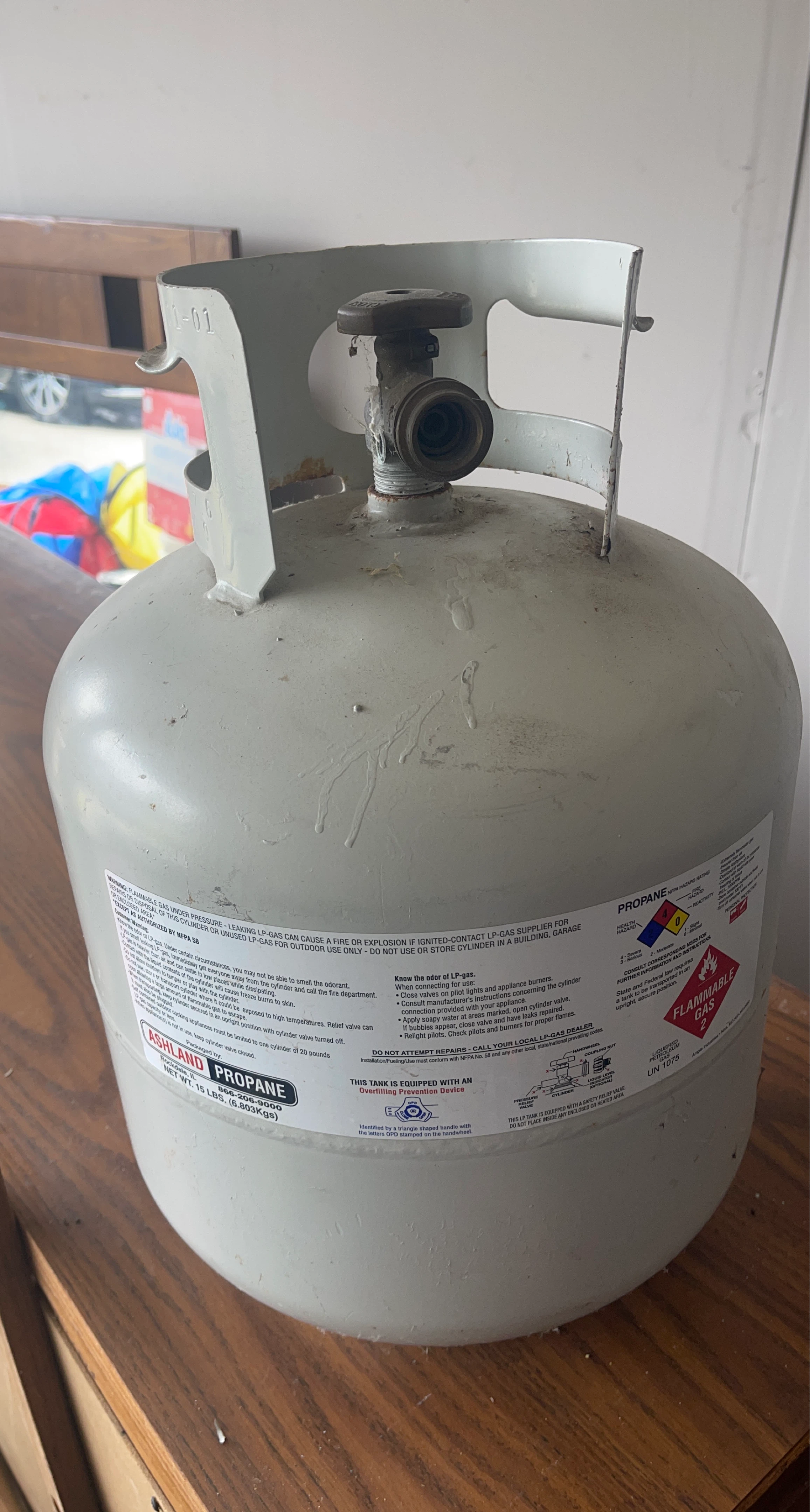 Ashland Propane Tank - 15 LBS