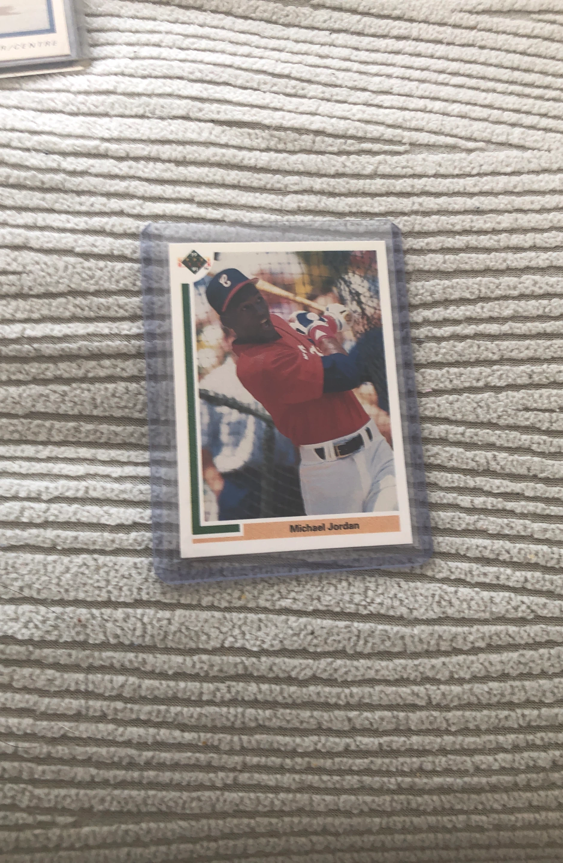 Michael Jordan Baseball Card